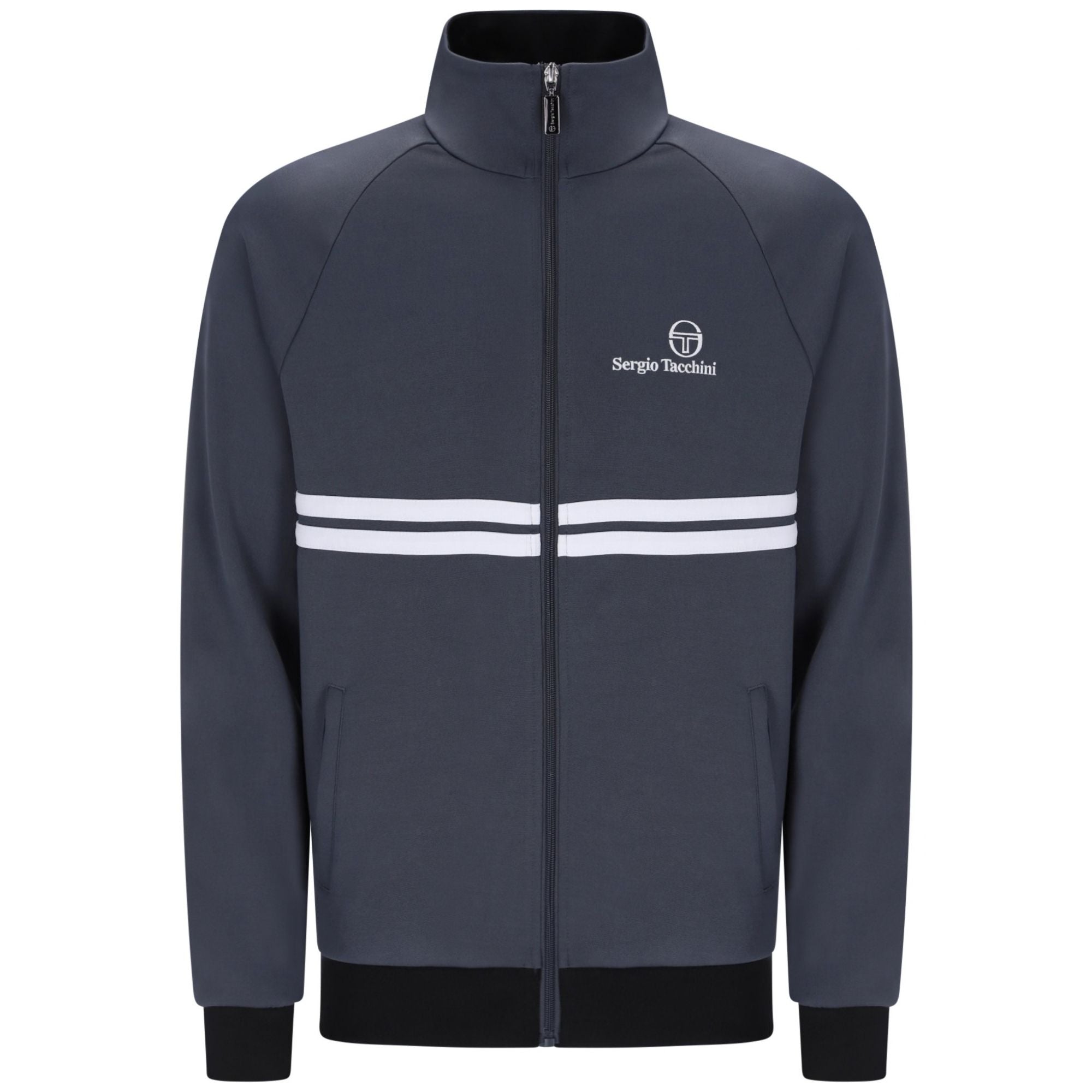 Sergio Tacchini New Dallas Track Top - Turbulence/White/Black