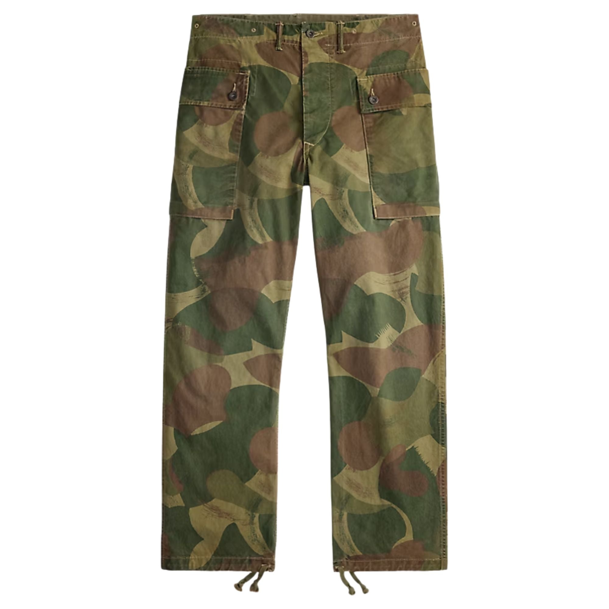 RRL by Ralph Lauren Camo Poplin Cargo Field Trouser - Camo 782P51