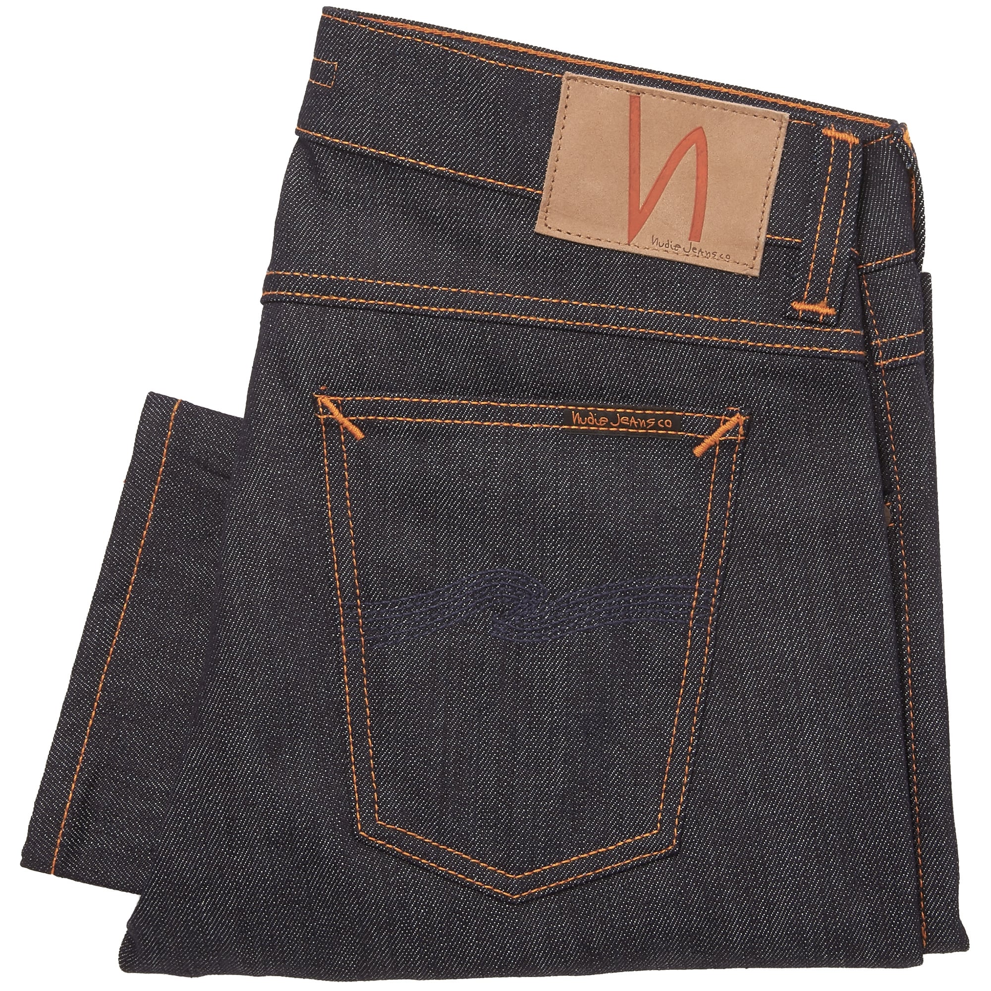 Nudie Jeans Dry Pure Navy Tilted Tor Jeans - Skinny Fit – Stuarts 
