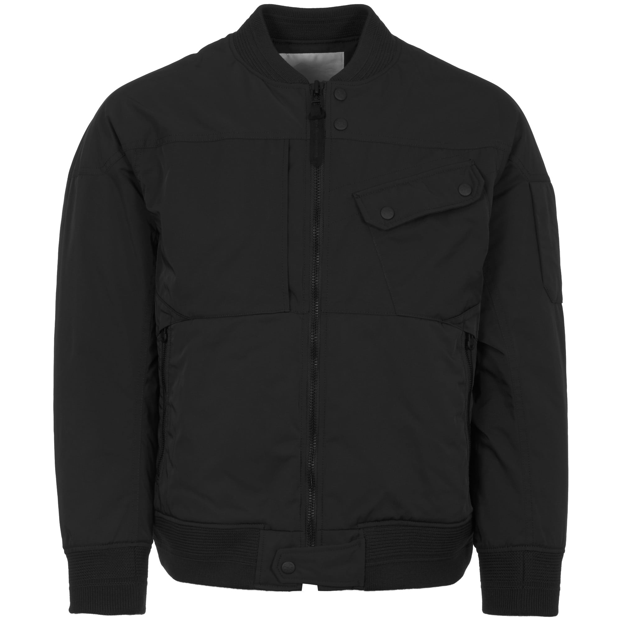 White Mountaineering Black Gore Windstopper Twill Yoke Sleeve MA-1 