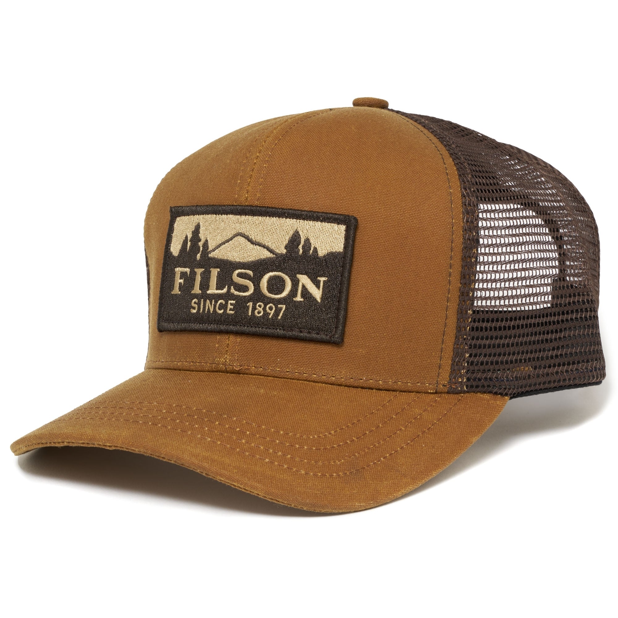 FILSON Logger Mesh Cap Dark Tan メッシュキャップ Filson Logger Mesh Cap - Dark Tan – Stuarts London