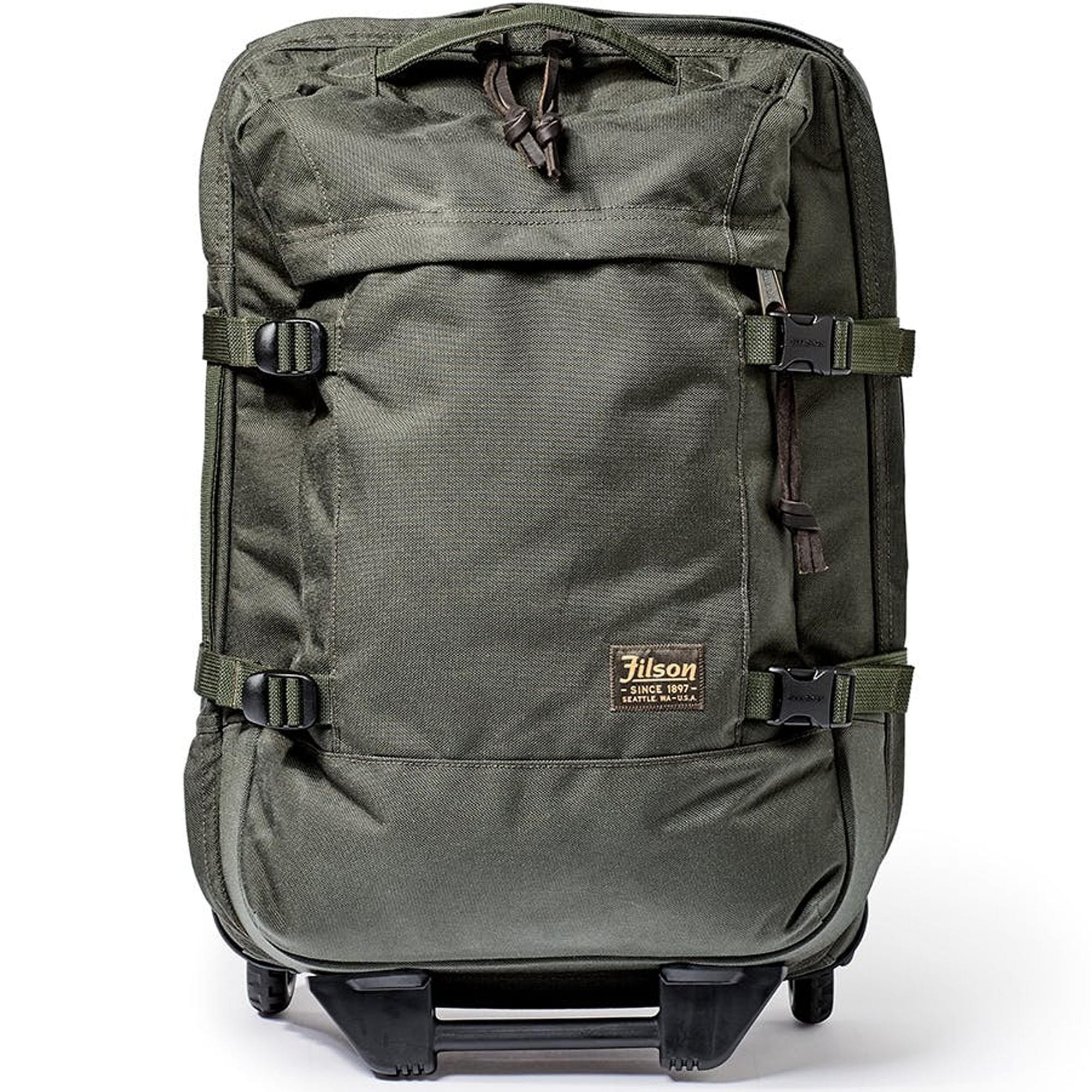 Filson Otter Green Ballistic Nylon Dryden Carry On Suitcase
