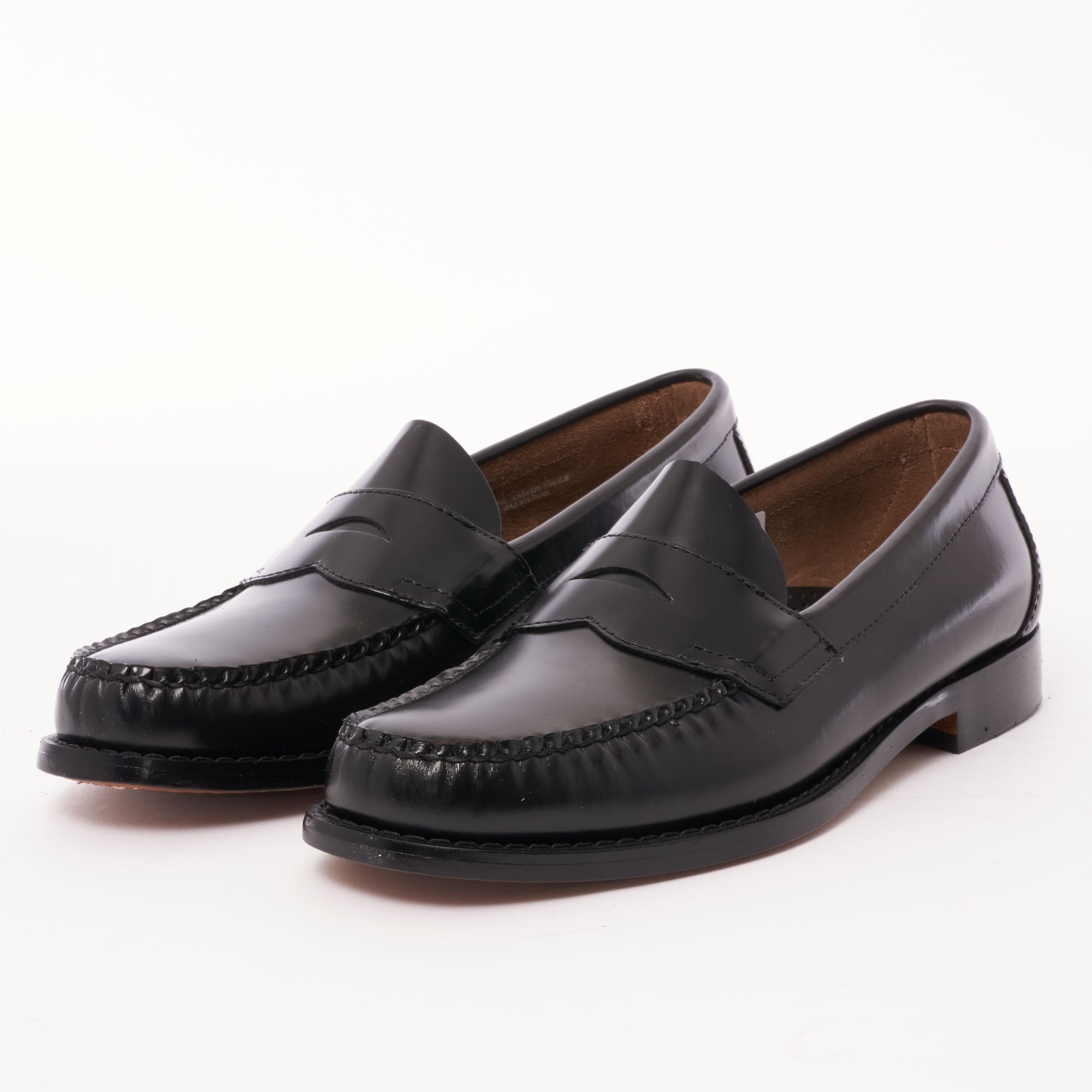 G.H. Bass Weejun Logan Polished Leather Loafer - Black – Stuarts