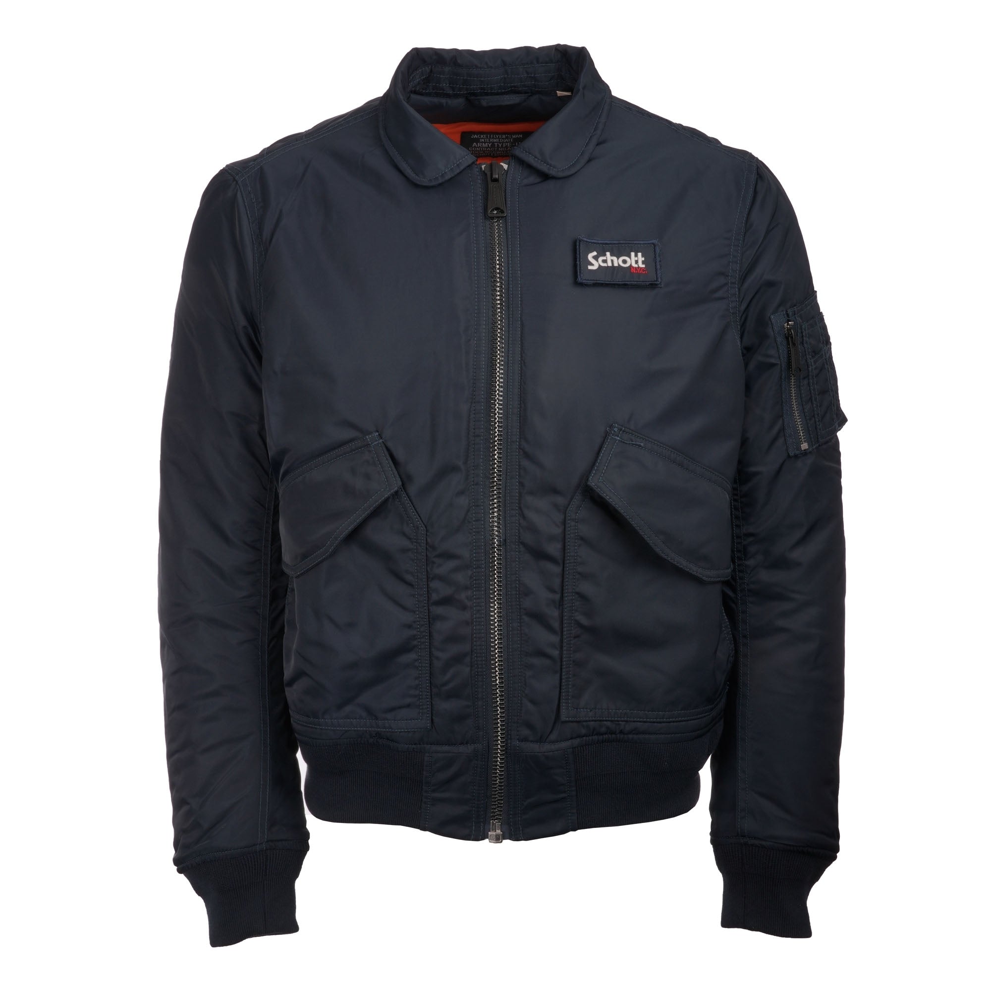 Schott NYC CWU Bomber Jacket - Navy – Stuarts London