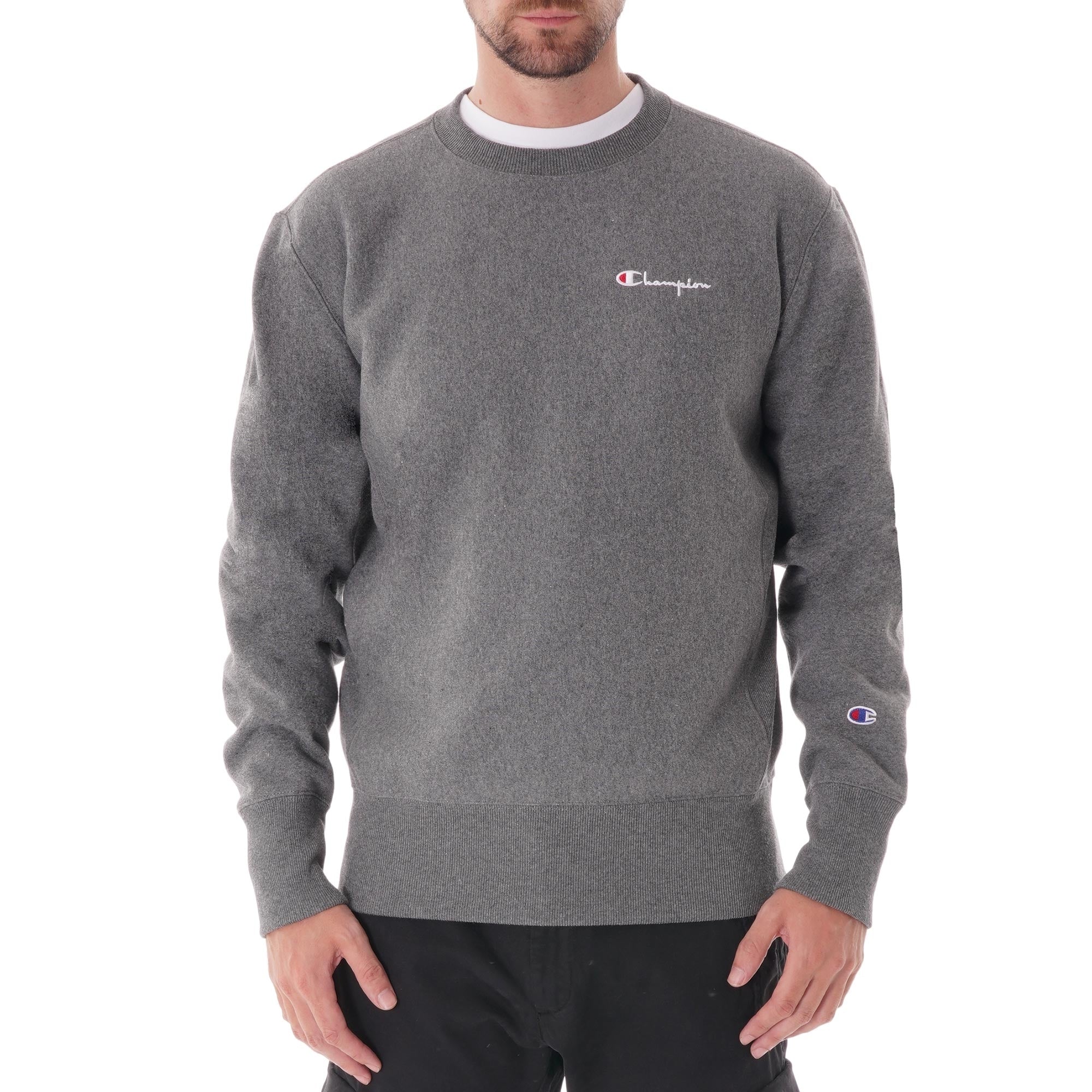 Champion Reverse Weave Sweatshirt - Grey – Stuarts London