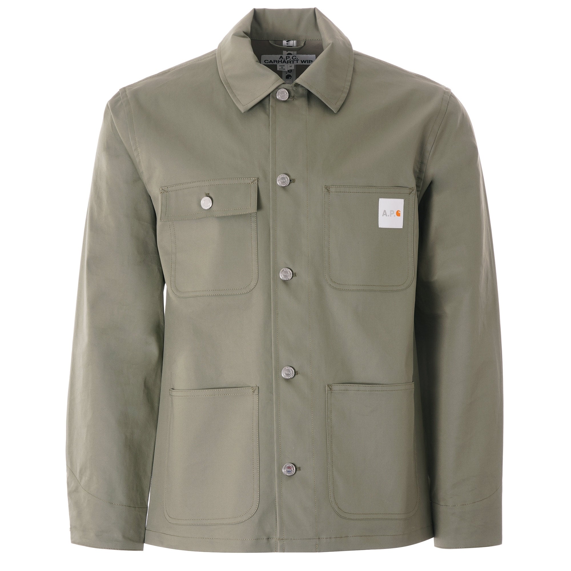 A.P.C. x Carhartt WIP Mishiguene jacket - Khaki – Stuarts London