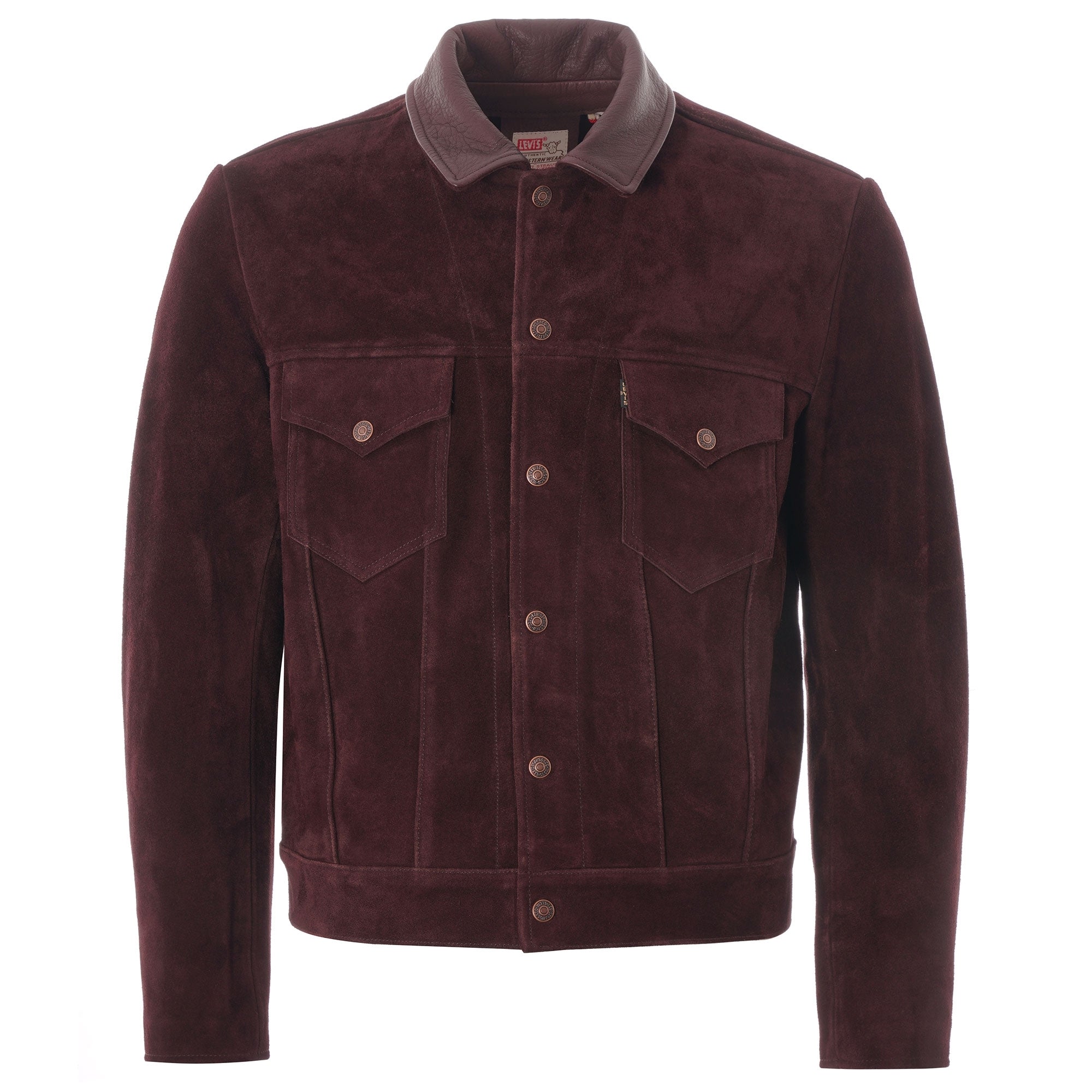 Levi's® Vintage Clothing 1960's Suede Trucker - Chocolate