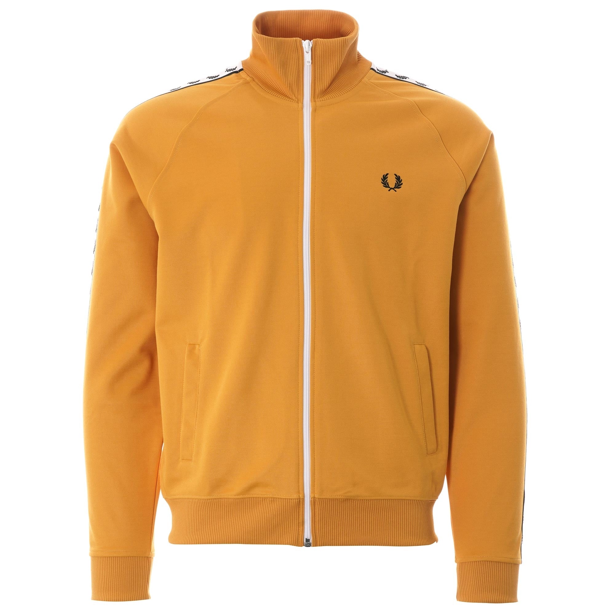 Fred Perry Taped Track Jacket - Gold – Stuarts London