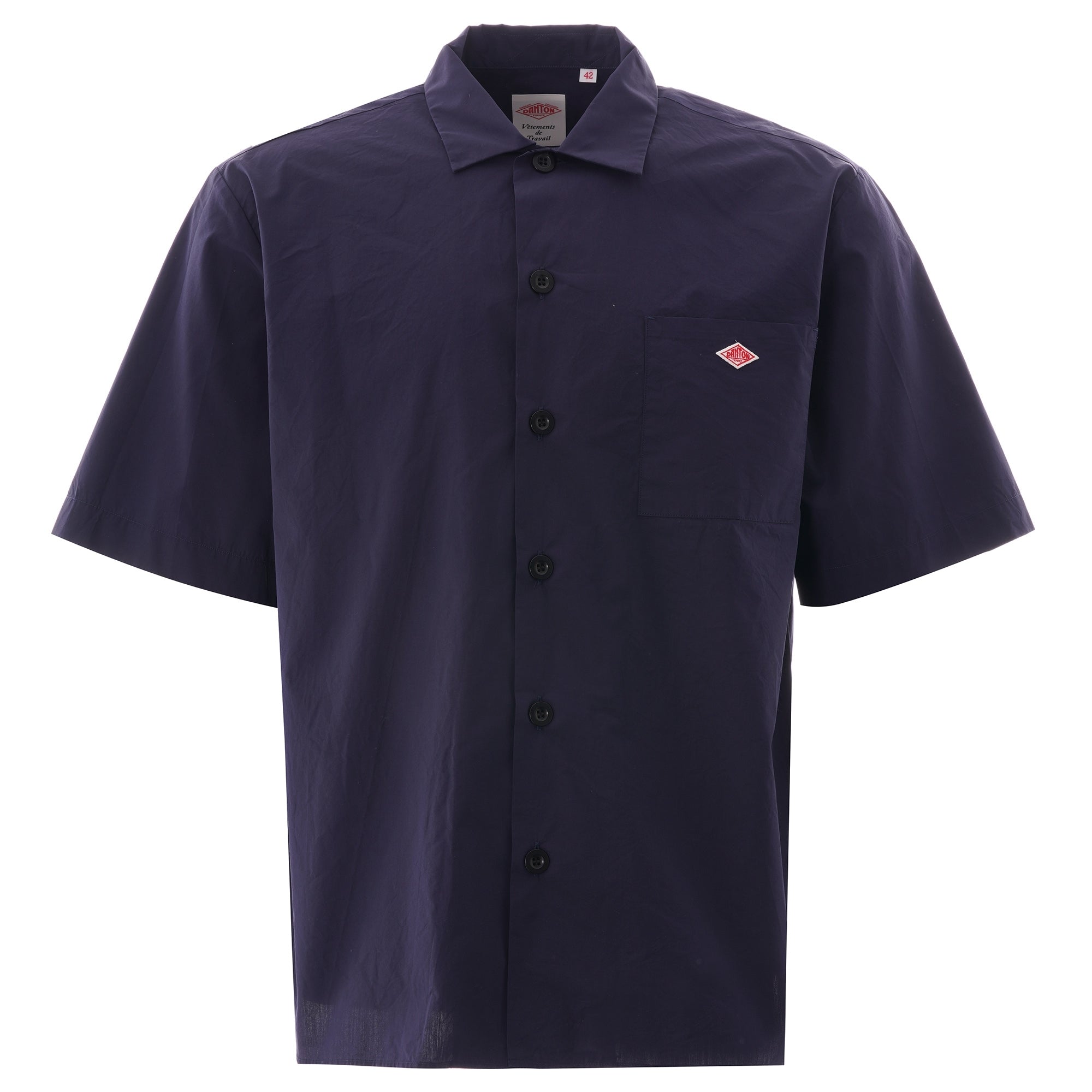 Danton Work Shirt - Navy – Stuarts London