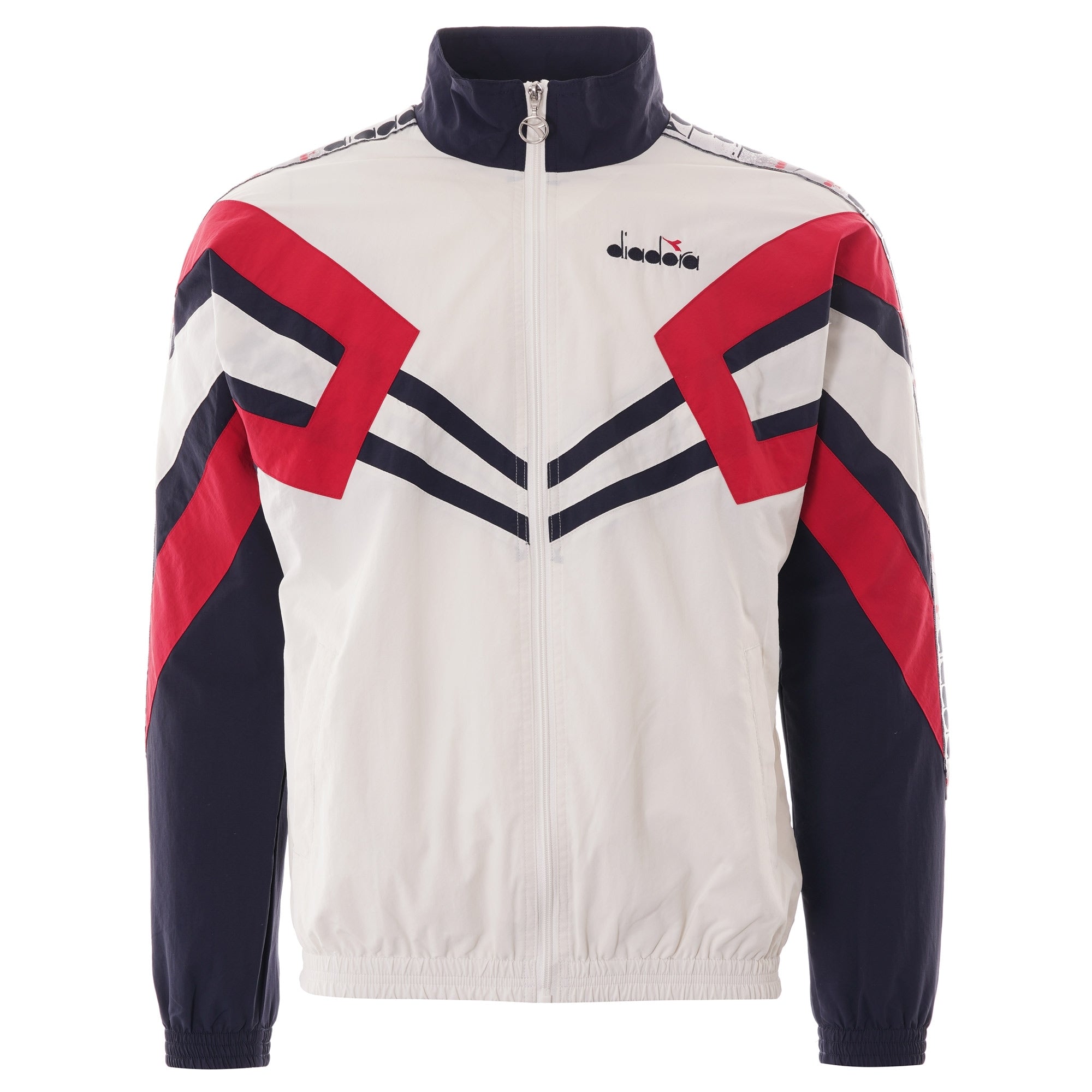 Diadora MVB Track Jacket - Optical White – Stuarts London
