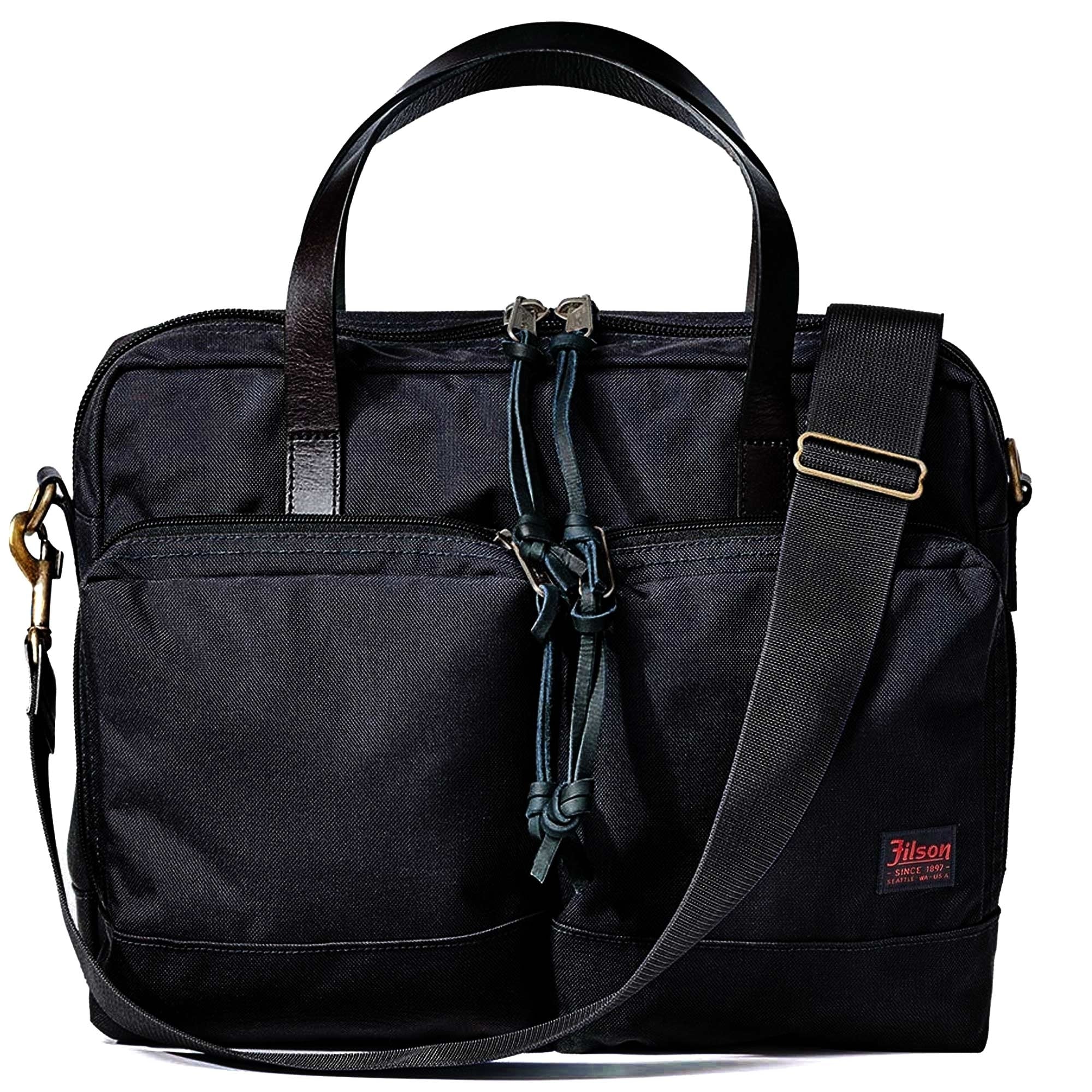 Filson Ballistic Nylon Dryden Briefcase - Dark Navy – Stuarts London