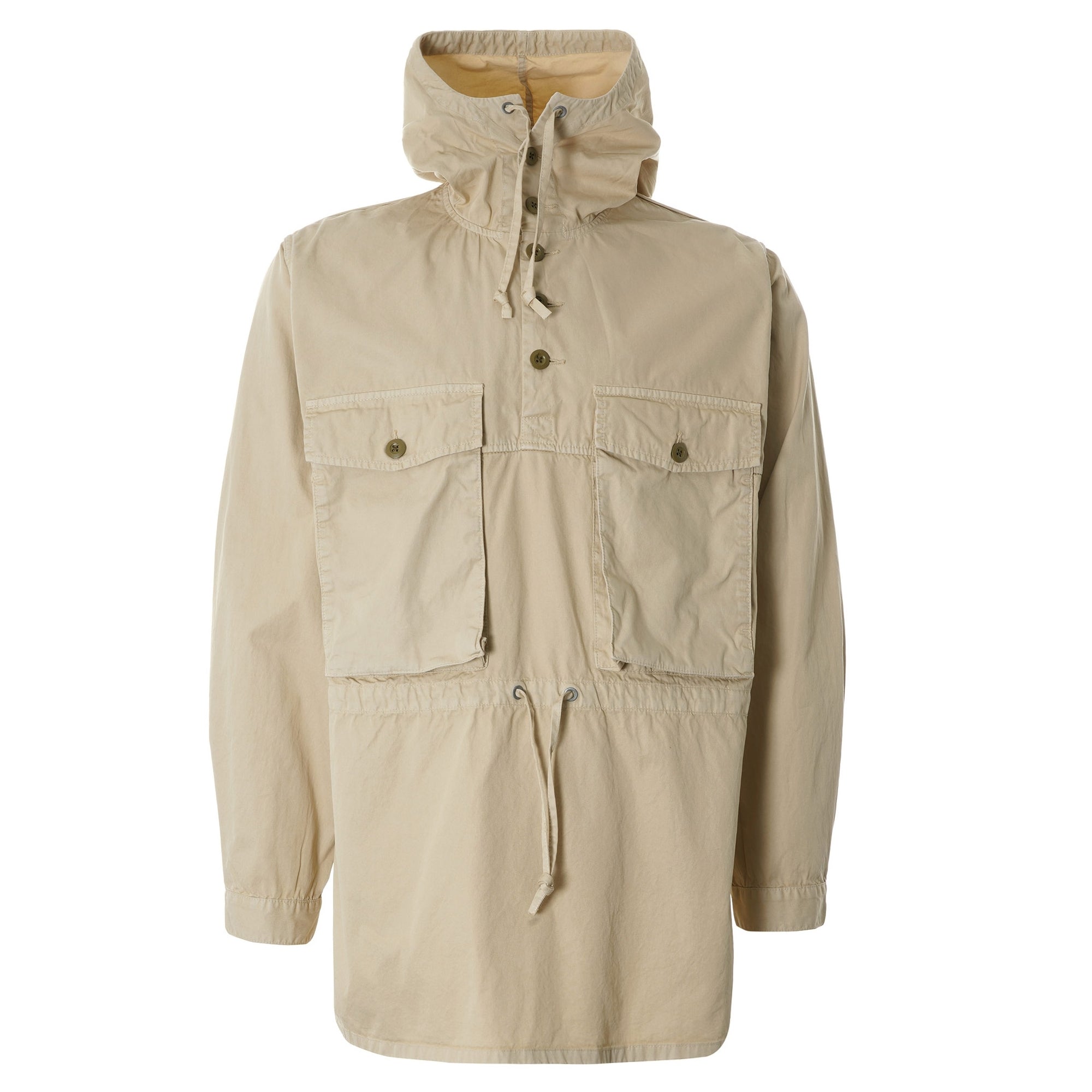 Nigel Cabourn Track Smock - Off White – Stuarts London
