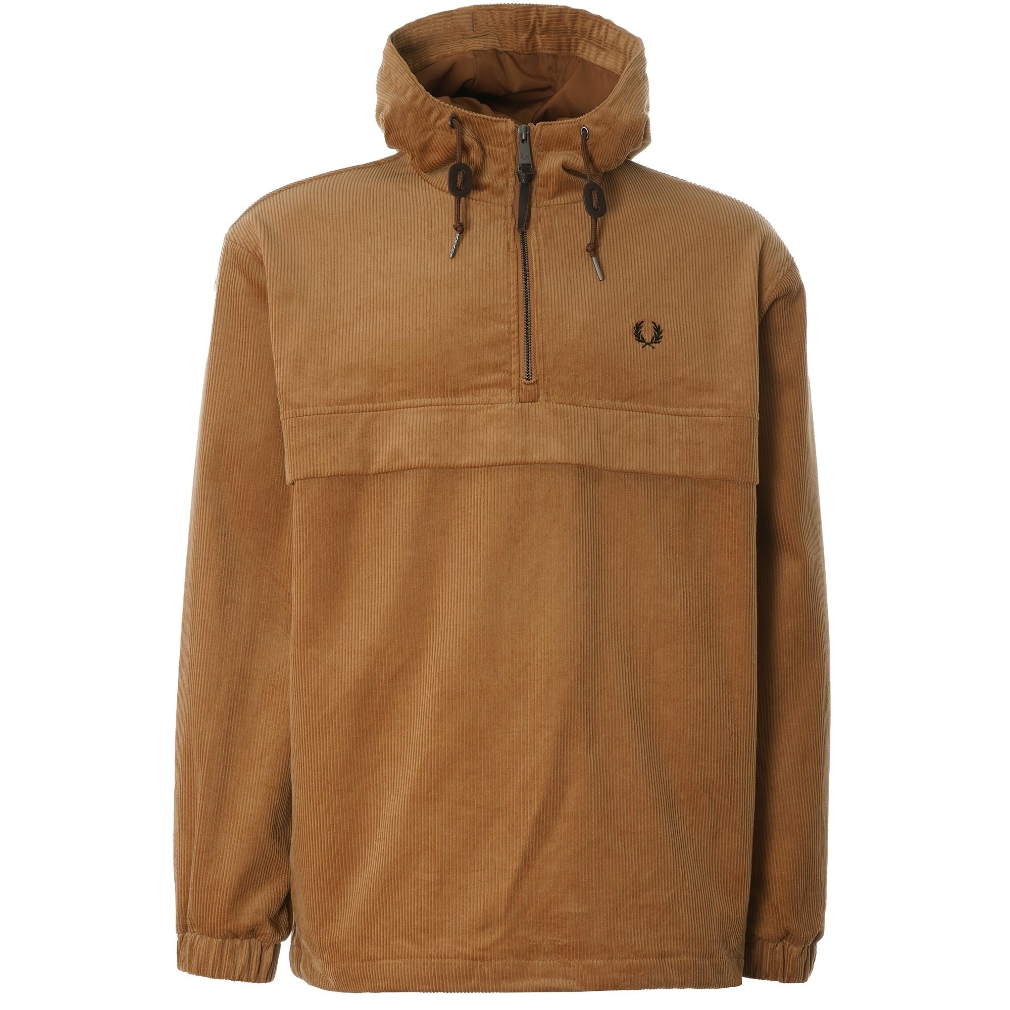Fred Perry Corduroy Overhead Jacket - Brown Sugar – Stuarts London