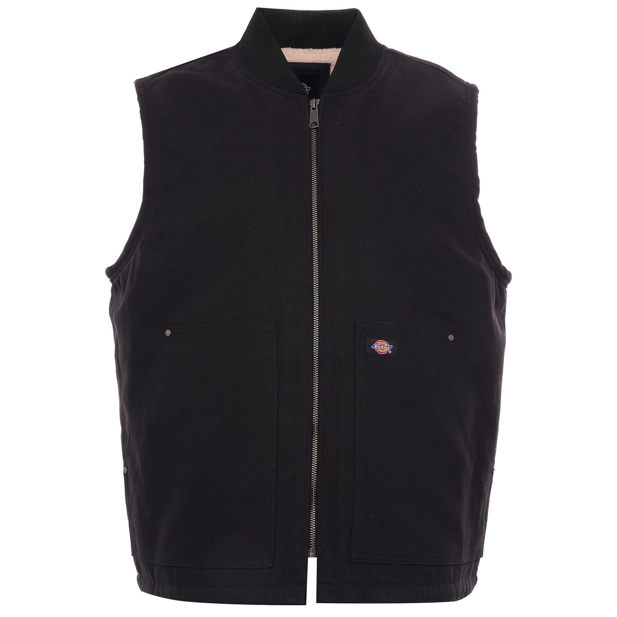 Dickies Sherpa Lined Duck Vest - Black – Stuarts London