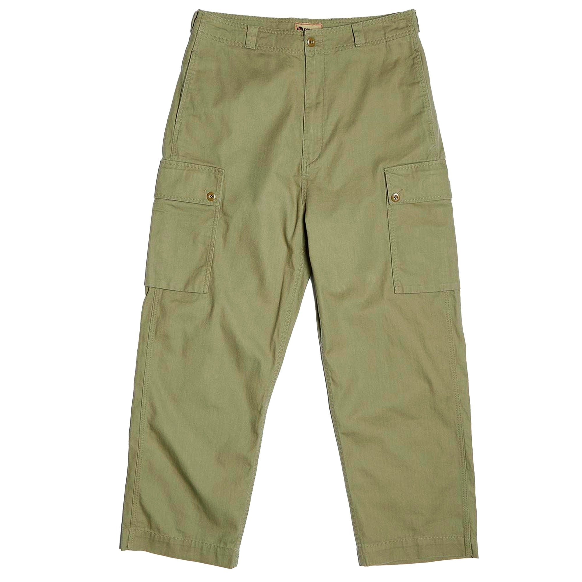 Nigel Cabourn Dutch Pant Cotton Herringbone Twill - US Green