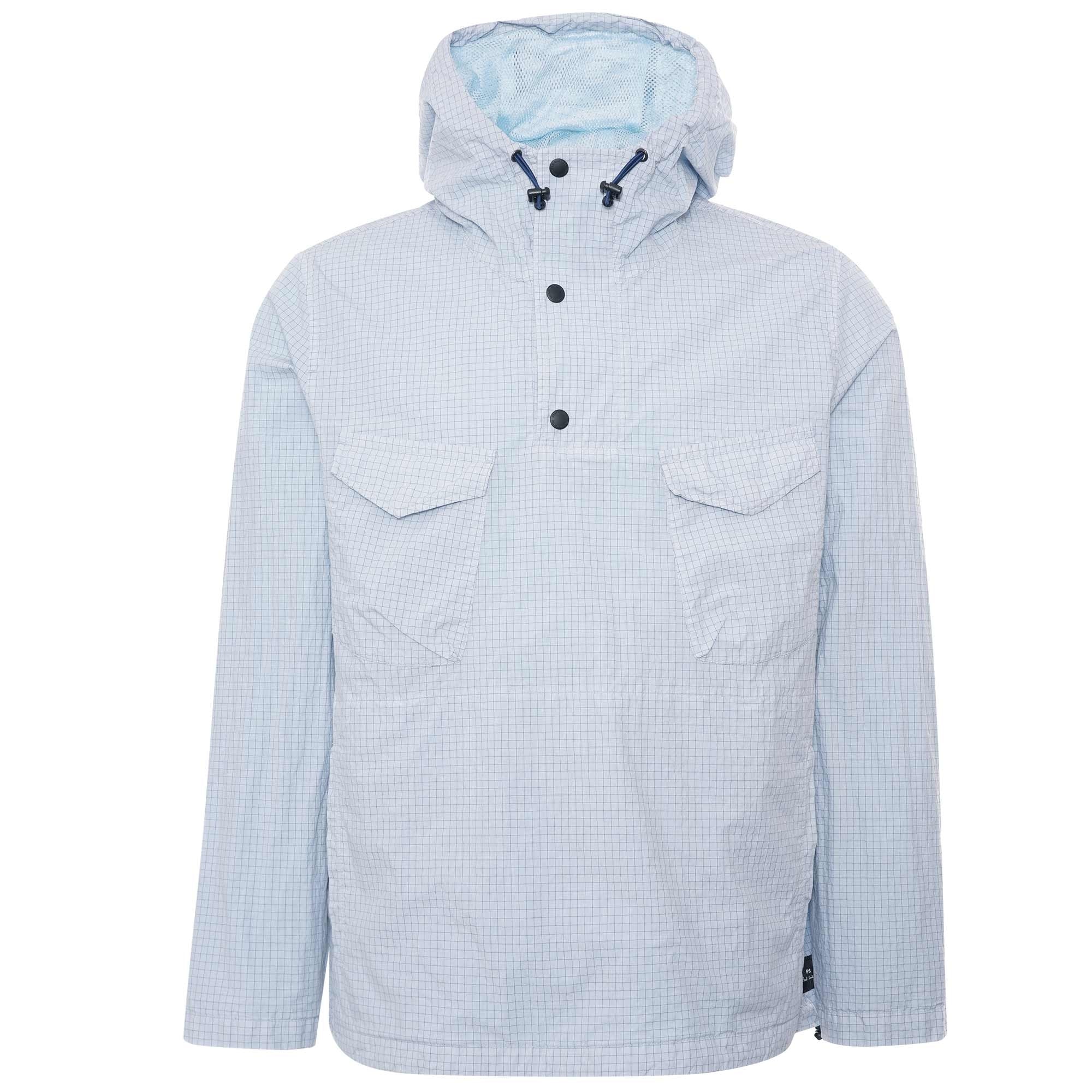 Paul Smith Nylon Overhead Jacket - Light Blue – Stuarts London