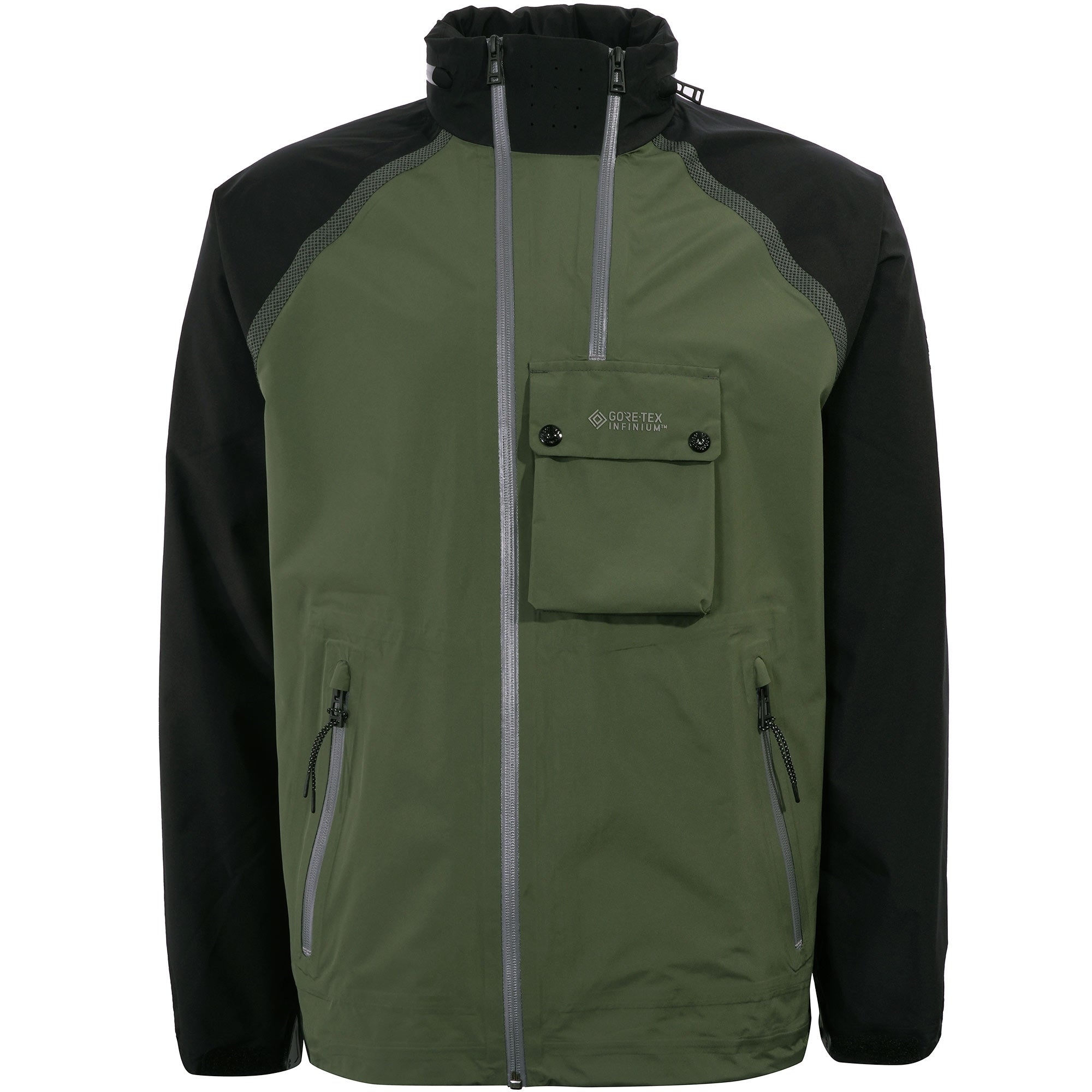 Belstaff Gore-Tex Twin Track Jacket - Black/Pewter Green – Stuarts 