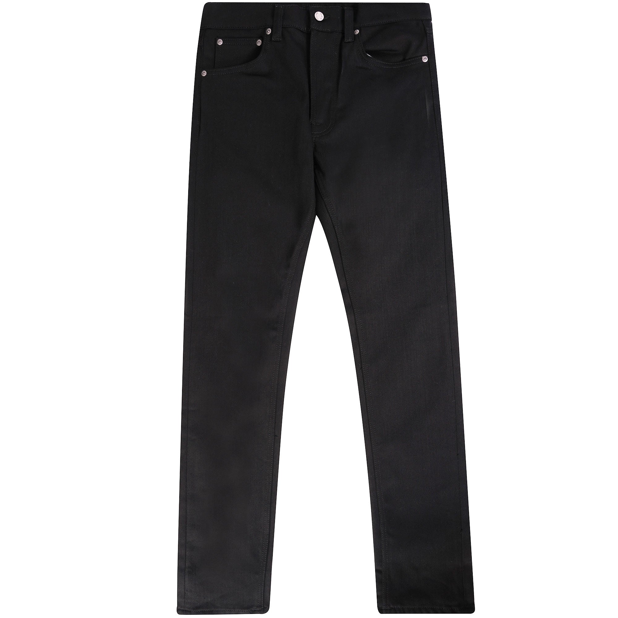 Nudie Jeans Lean Dean | Dry Ever Black | Stuarts London