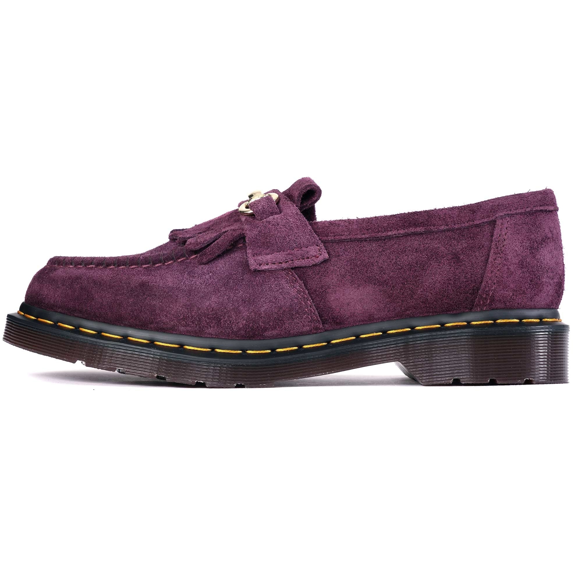 Dr. Martens Made In England Snaffle Suede Loafer - Plum – Stuarts