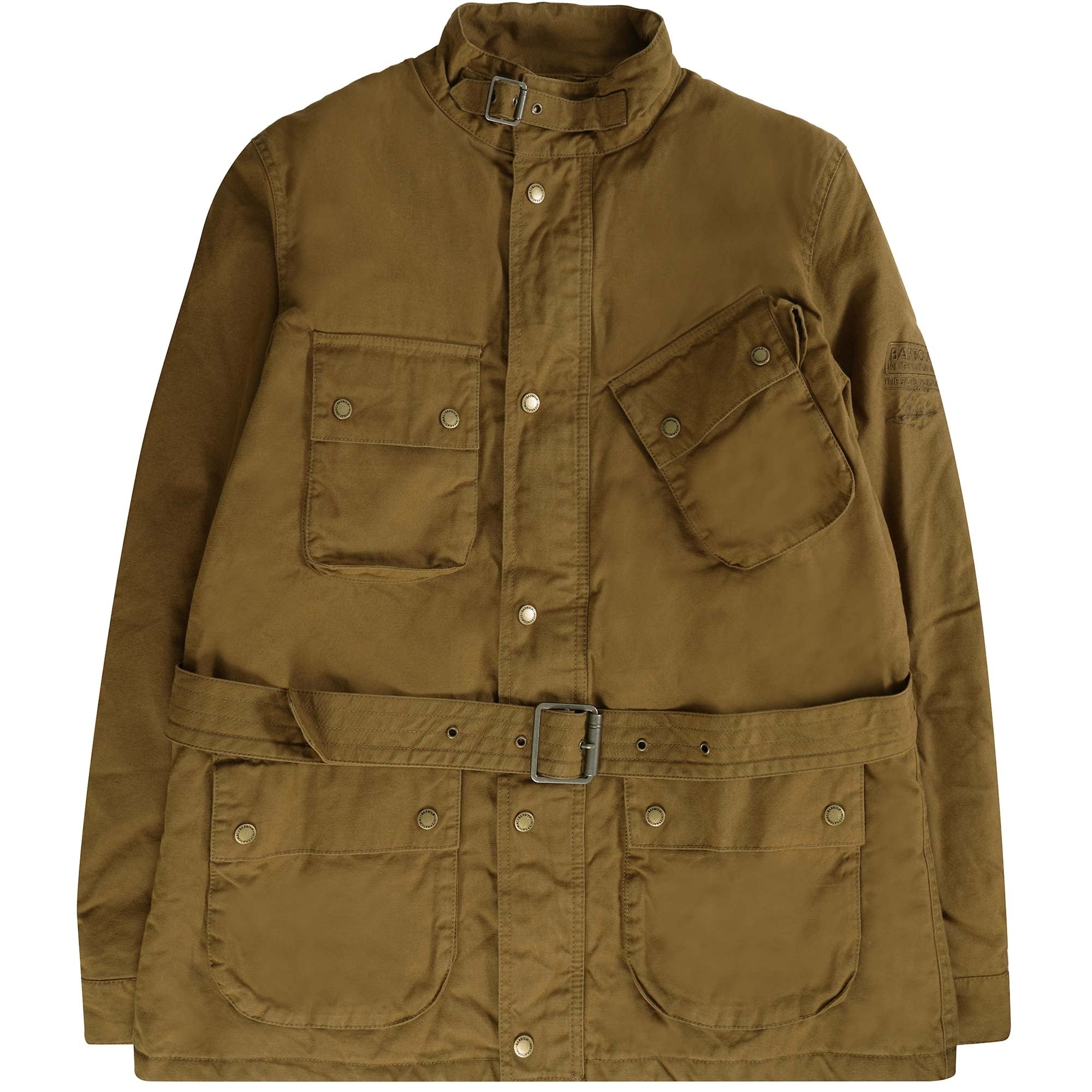 Barbour International Winter Grid A7 Grid Casual Jacket - Breen