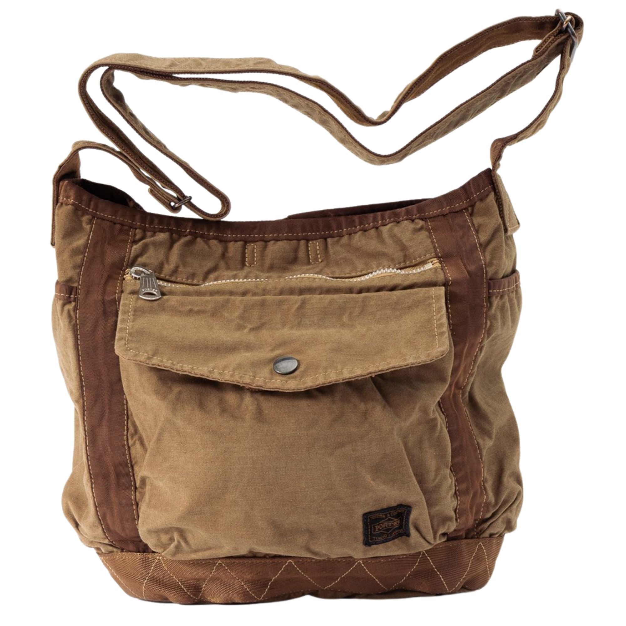 Porter-Yoshida & Co. Crag Shoulder Bag - Coyote – Stuarts London