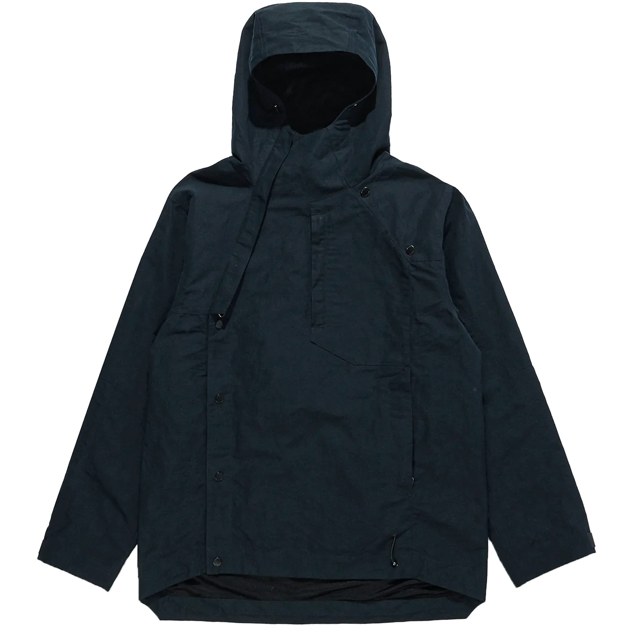 Maharishi Tech Asym Short Parka - Black/Navy – Stuarts London