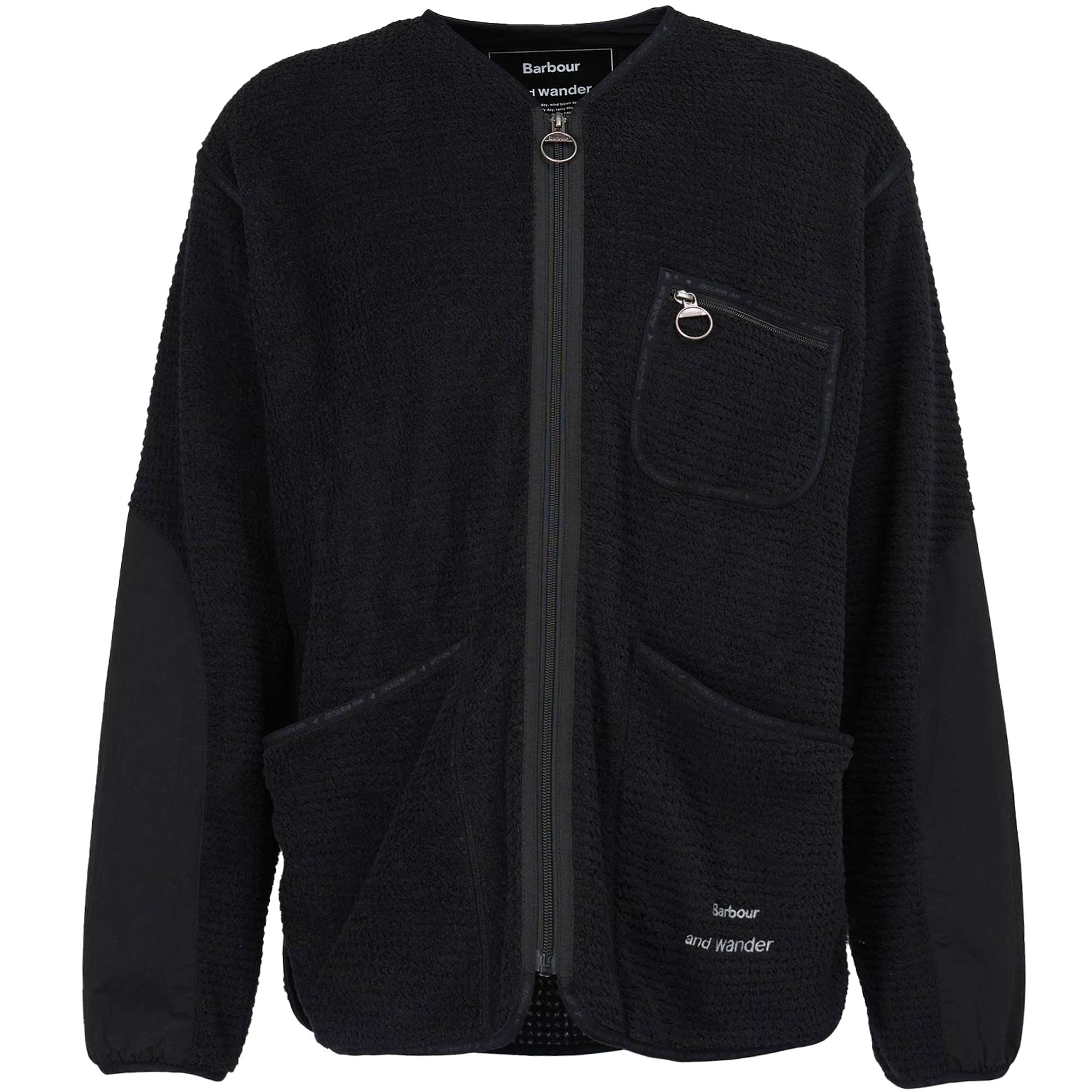 Barbour x And Wander Fleece - Black – Stuarts London