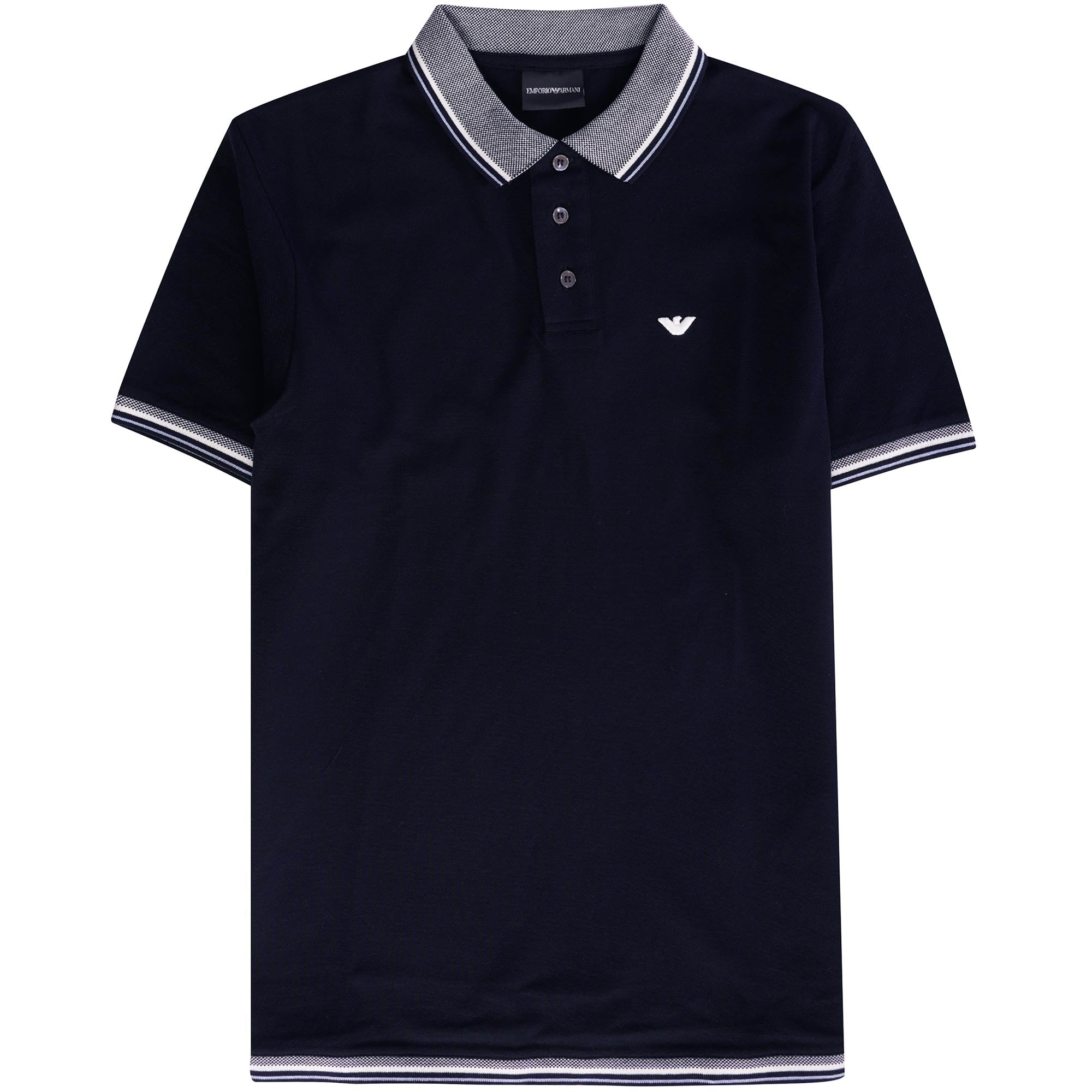 Emporio Armani Polo Shirt - Blue Navy – Stuarts London