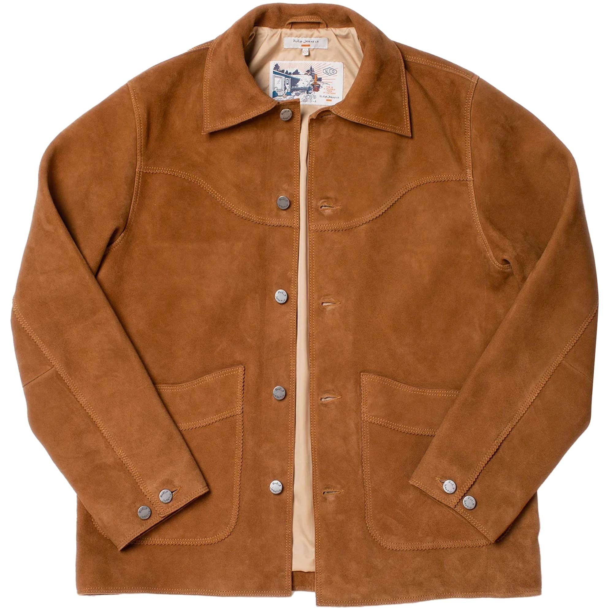 Nudie Jeans Muddy Nubuck Jacket - Camel – Stuarts London Nudie Jeans Muddy Nubuck Jacket - Camel – Stuarts London