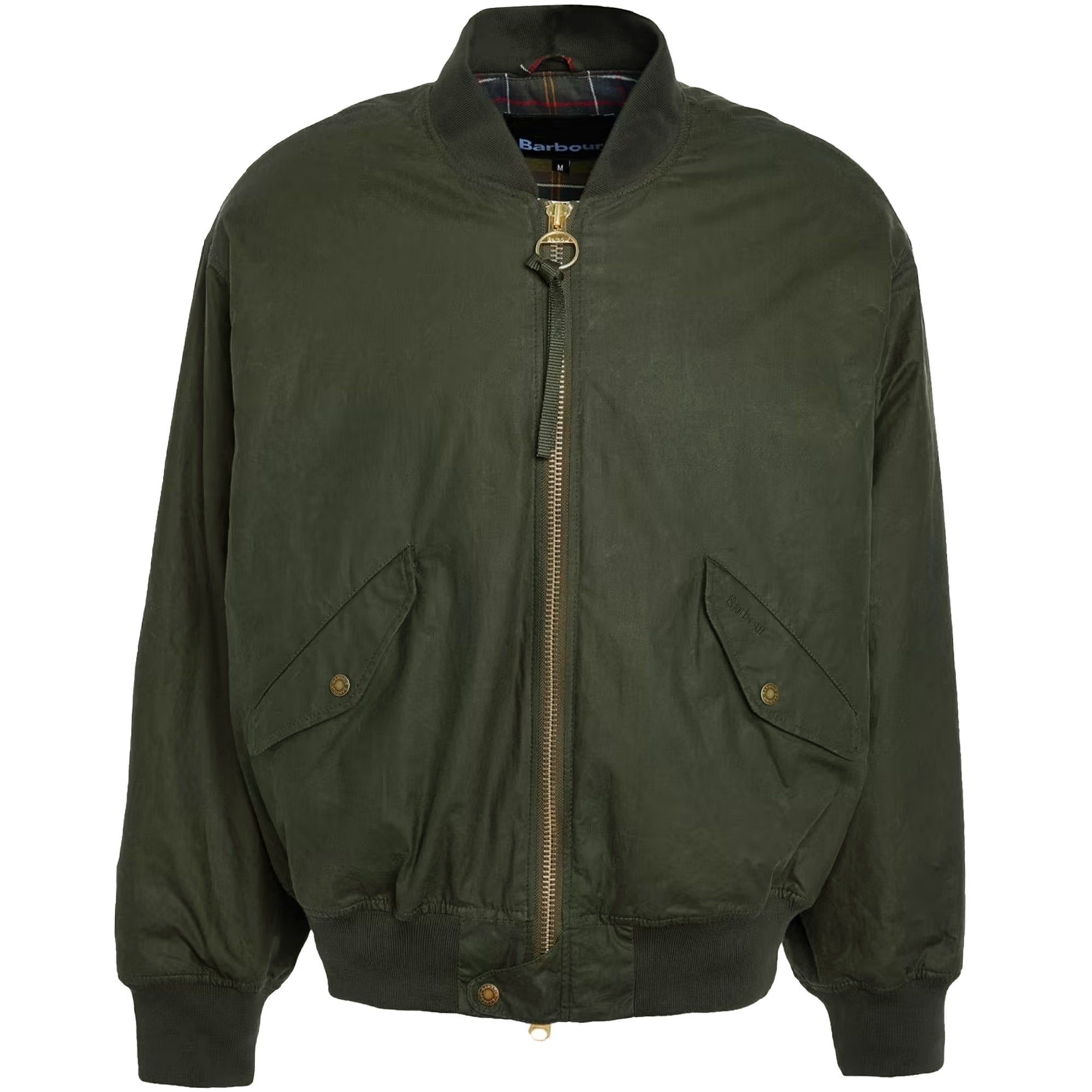 Barbour JBS Wax Flight Jacket - Olive – Stuarts London