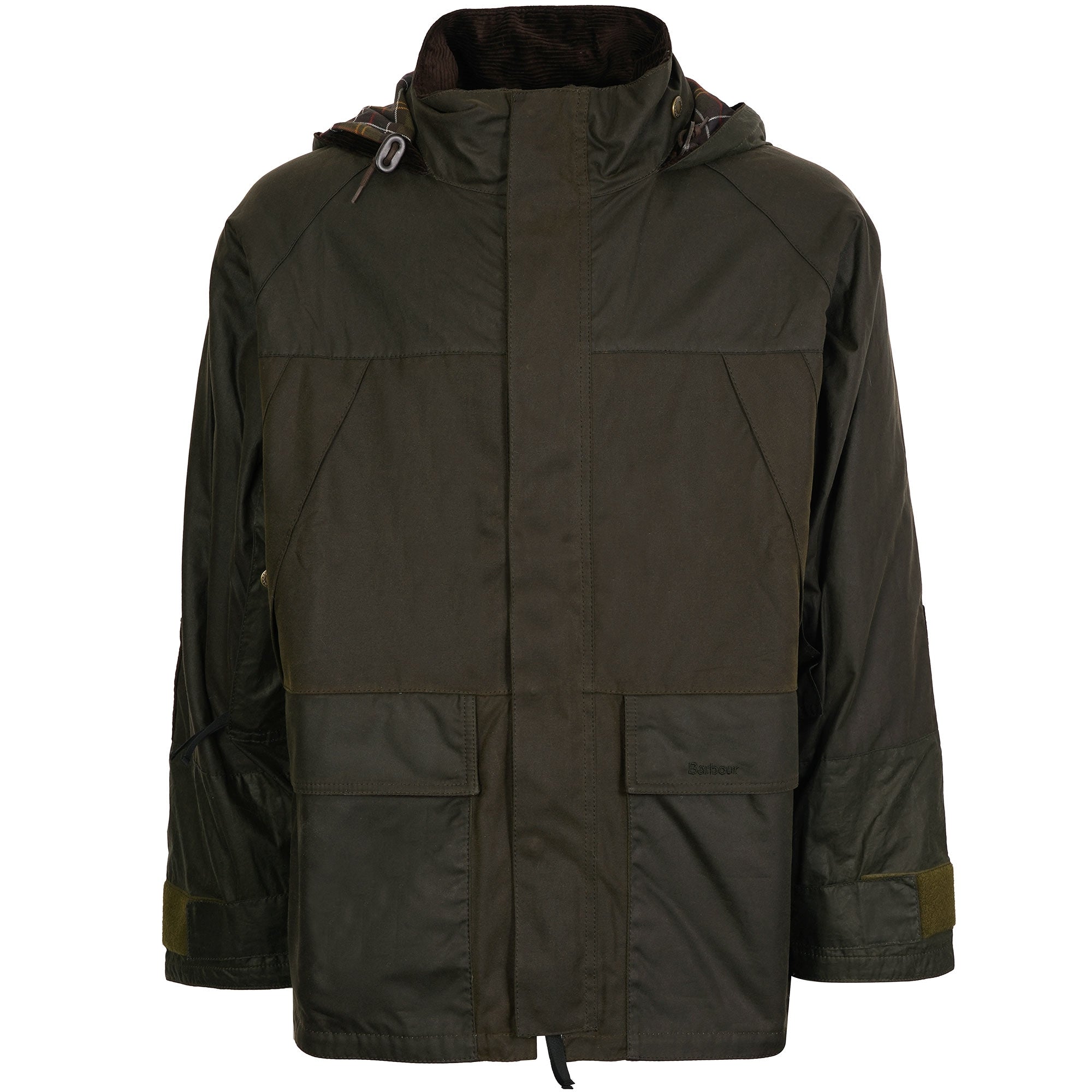 Barbour Short Field Parka - Olive – Stuarts London