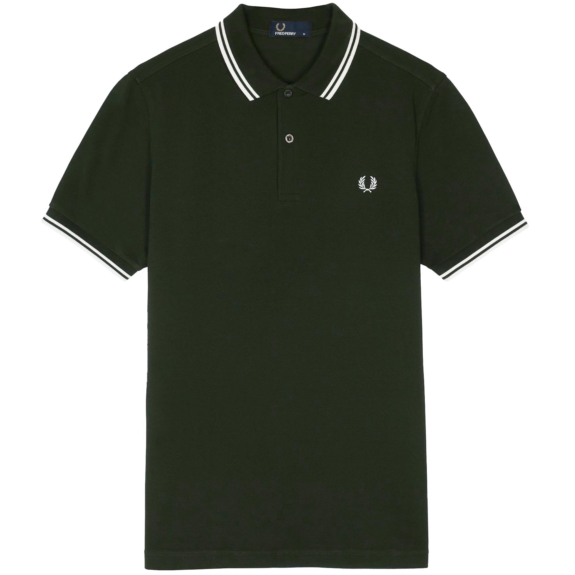 新品　FRED PERRY ポロシャツ SHIRT M3600 Green S M3600 - Laurel Wreath Green / Black / Black | The Fred Perry Shirt