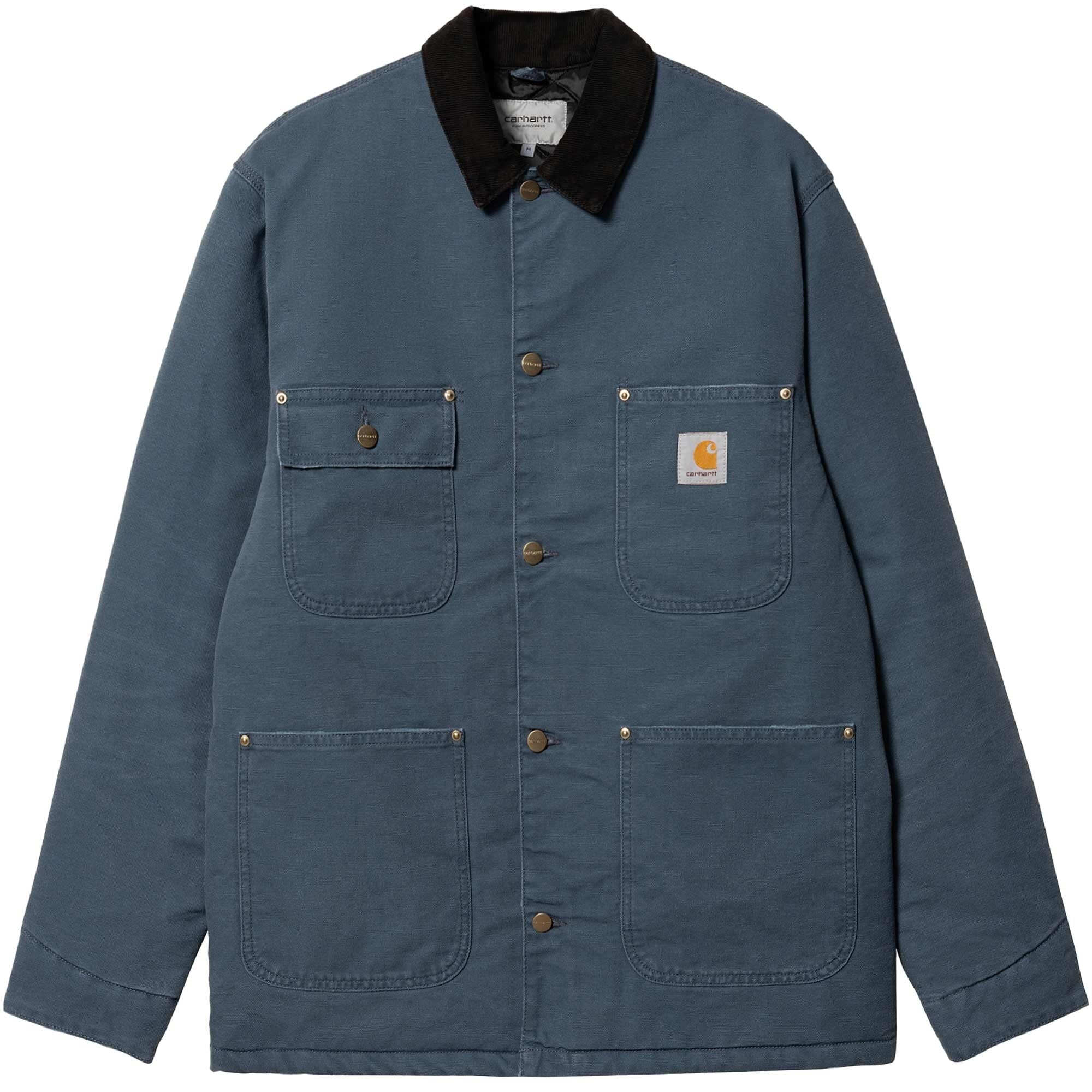 Carhartt WIP OG Chore Coat - Ore and Black – Stuarts London Carhartt WIP OG Chore Coat - Ore and Black – Stuarts London