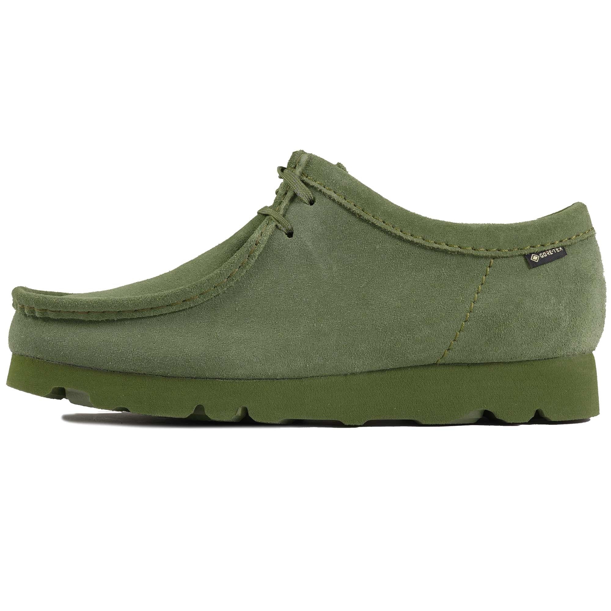 み*ー様 clarks wallabee GTX green TSY ブナさん着 Clarks Originals Wallabee Gtx Green Casual Shoes Clarks Originals