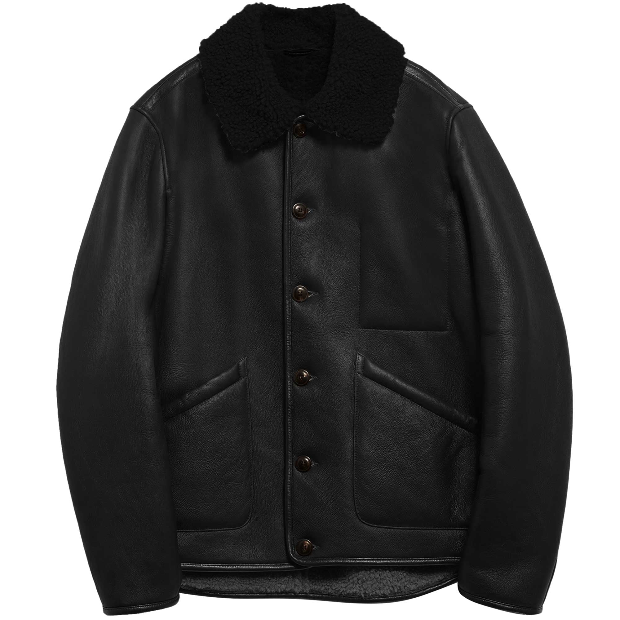 YMC Brainticket MK2 Leather Jacket - Black – Stuarts London