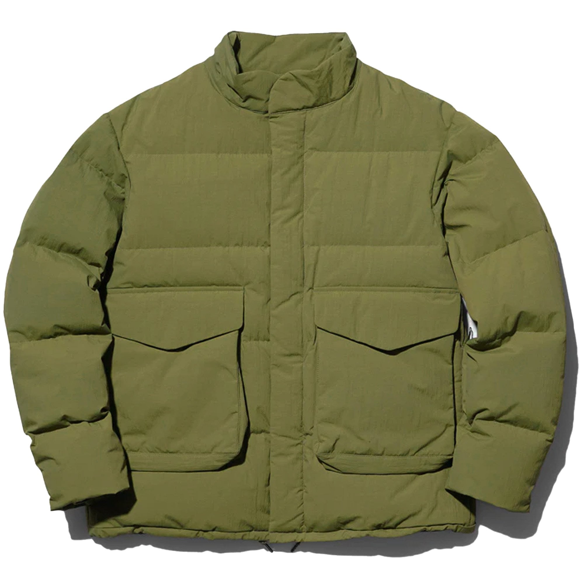 Snow Peak Recycled Down Jacket - Olive – Stuarts London