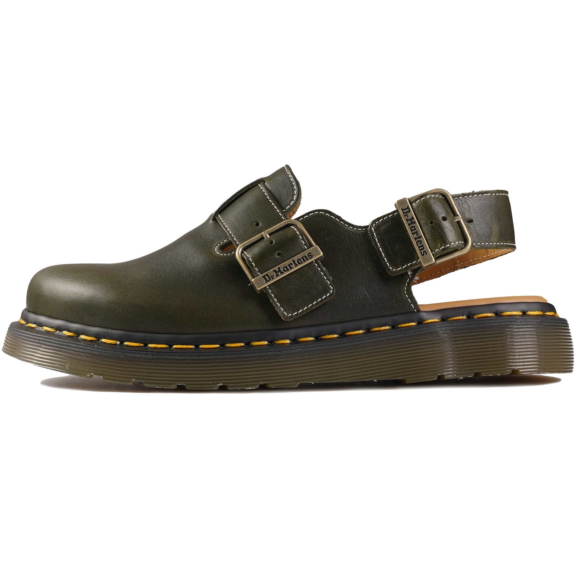Dr. Martens Made In England Jorge Mules - Dark Green – Stuarts London