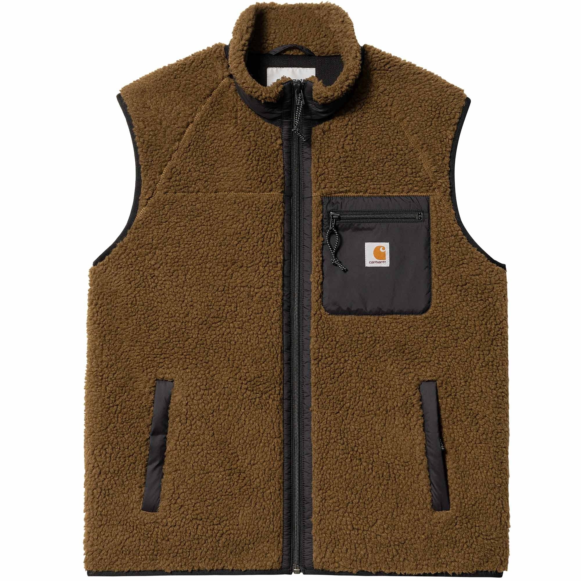Carhartt WIP Prentis Vest Liner - Deep Brown – Stuarts London