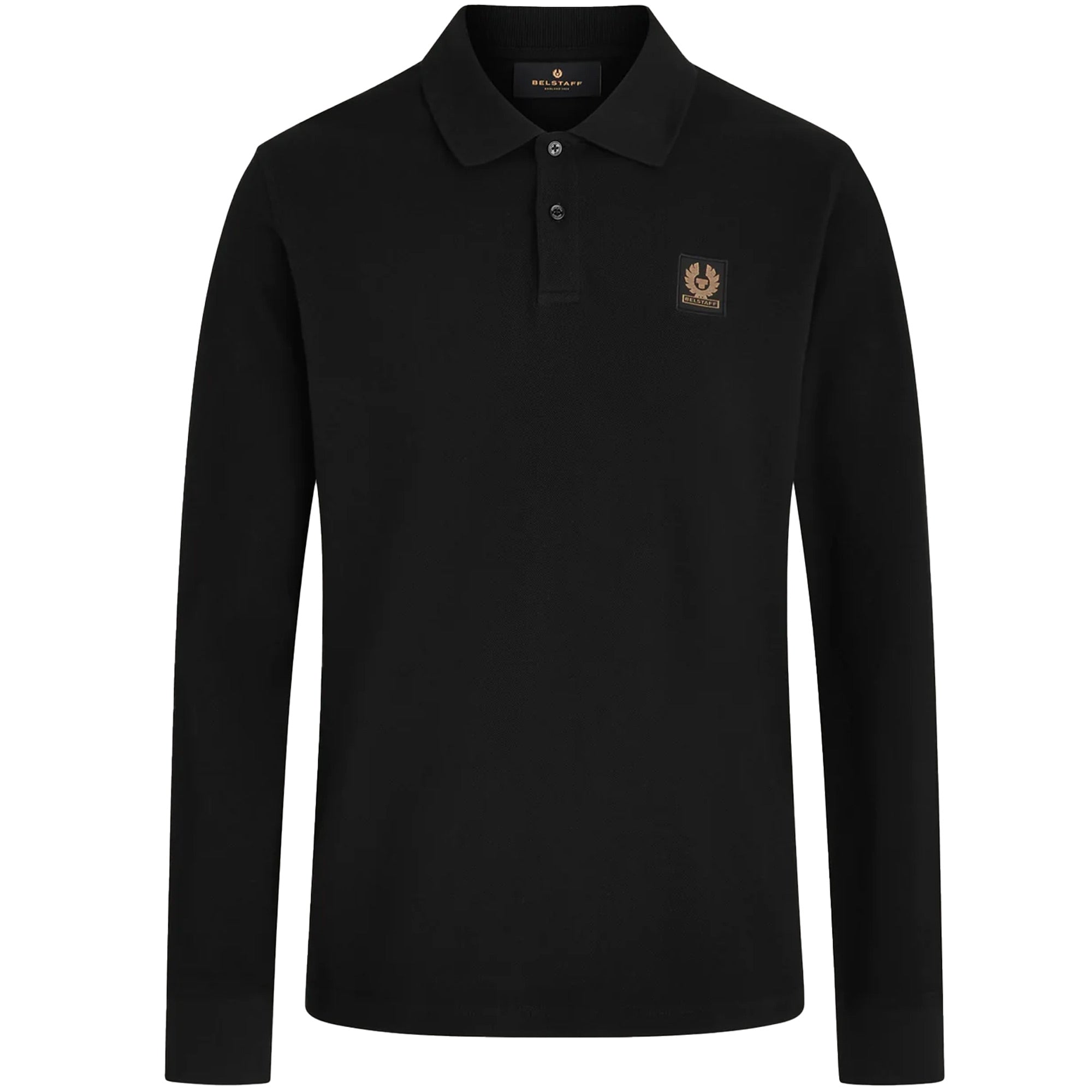新品 BELSTAFF HOCKLEY POLO S ベルスタッフ ポロL相当 Belstaff Long Sleeve Polo Shirt - Black - 101397BLACKXL – Stuarts