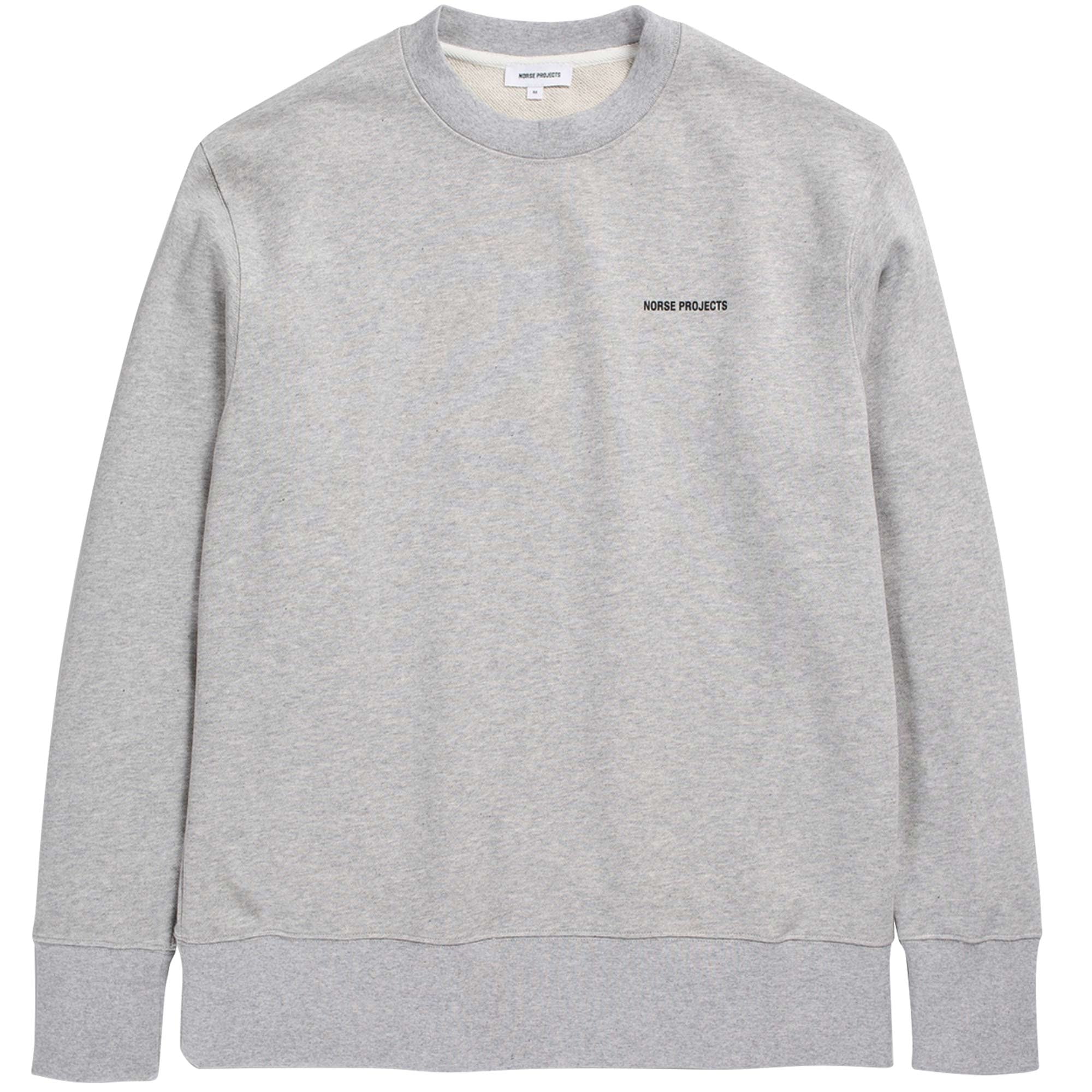 Norse Projects Arne Logo Sweatshirt - Light Grey – Stuarts London