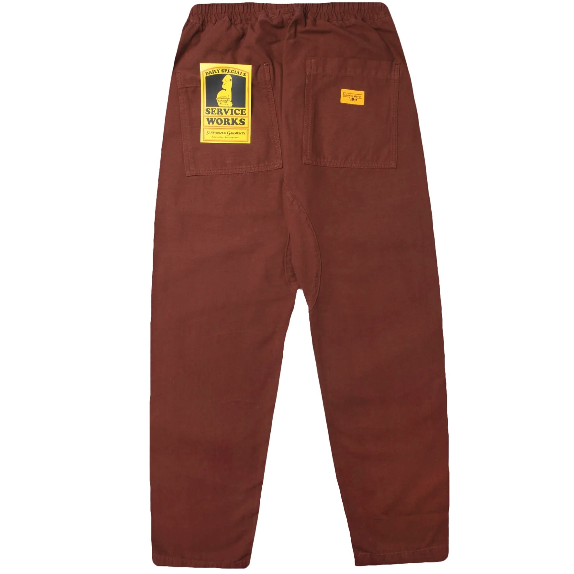 Service Works Classic Chef Pants - Terracotta – Stuarts London