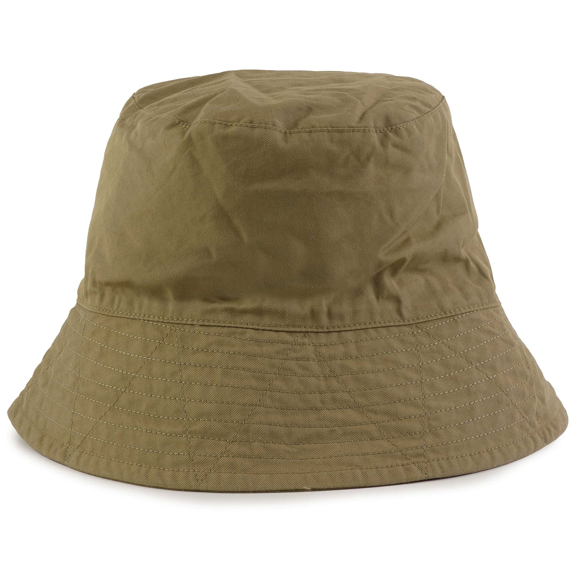 Engineered Garments Hemp Satin Bucket Hat - Khaki – Stuarts London