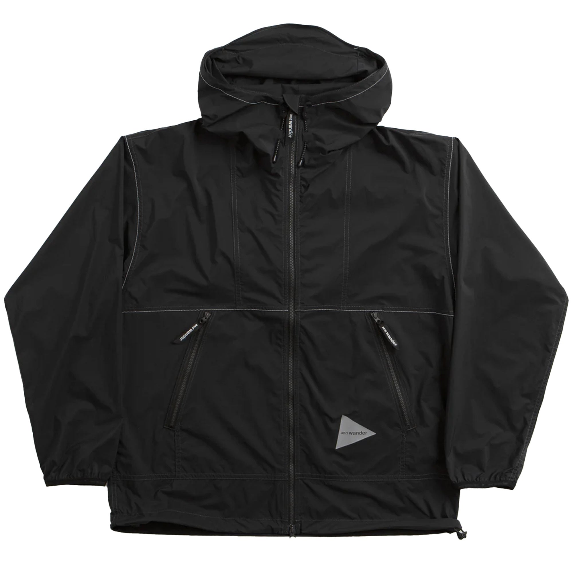 And Wander Pertex Wind Jacket - Black – Stuarts London
