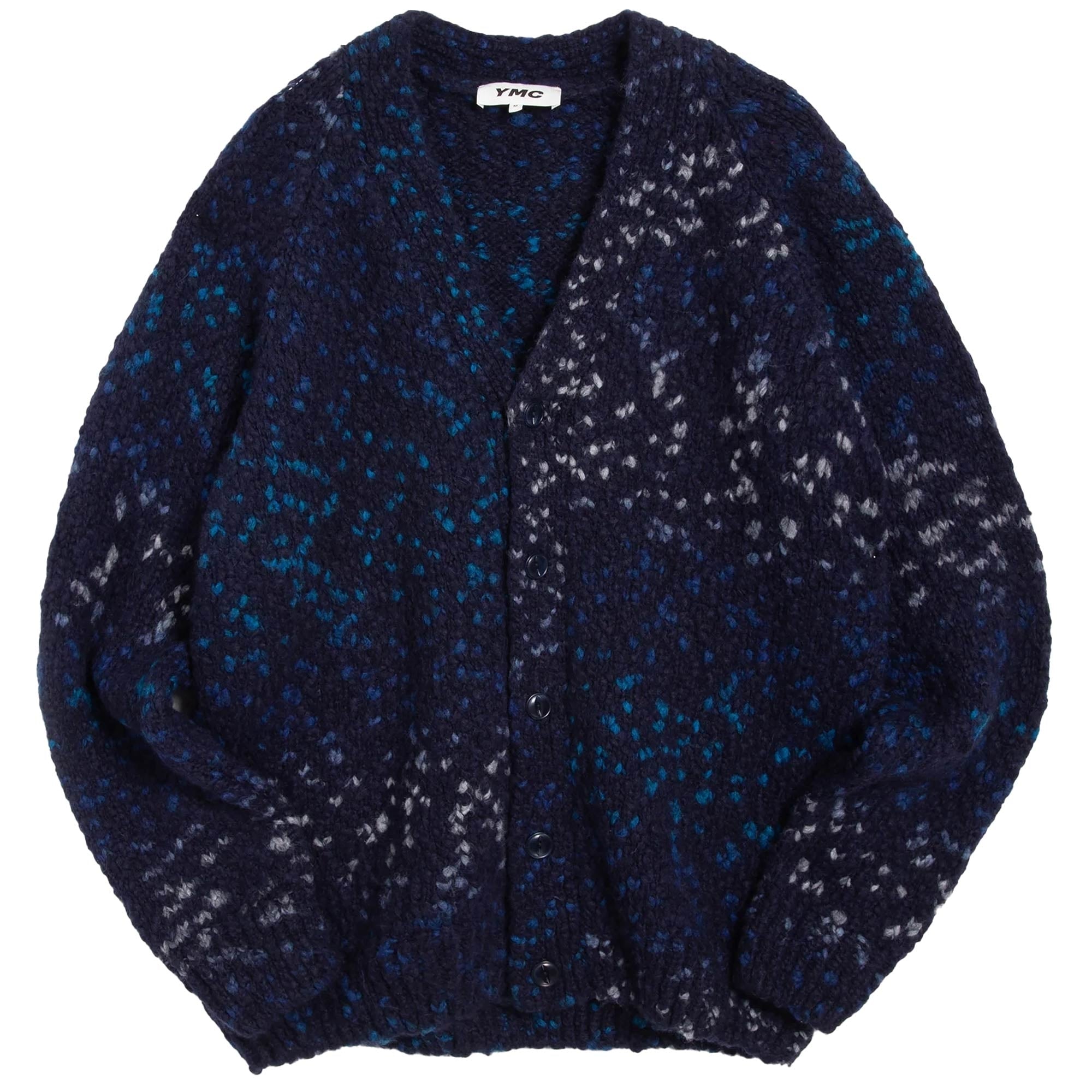 YMC Kurt Cardigan - Navy – Stuarts London