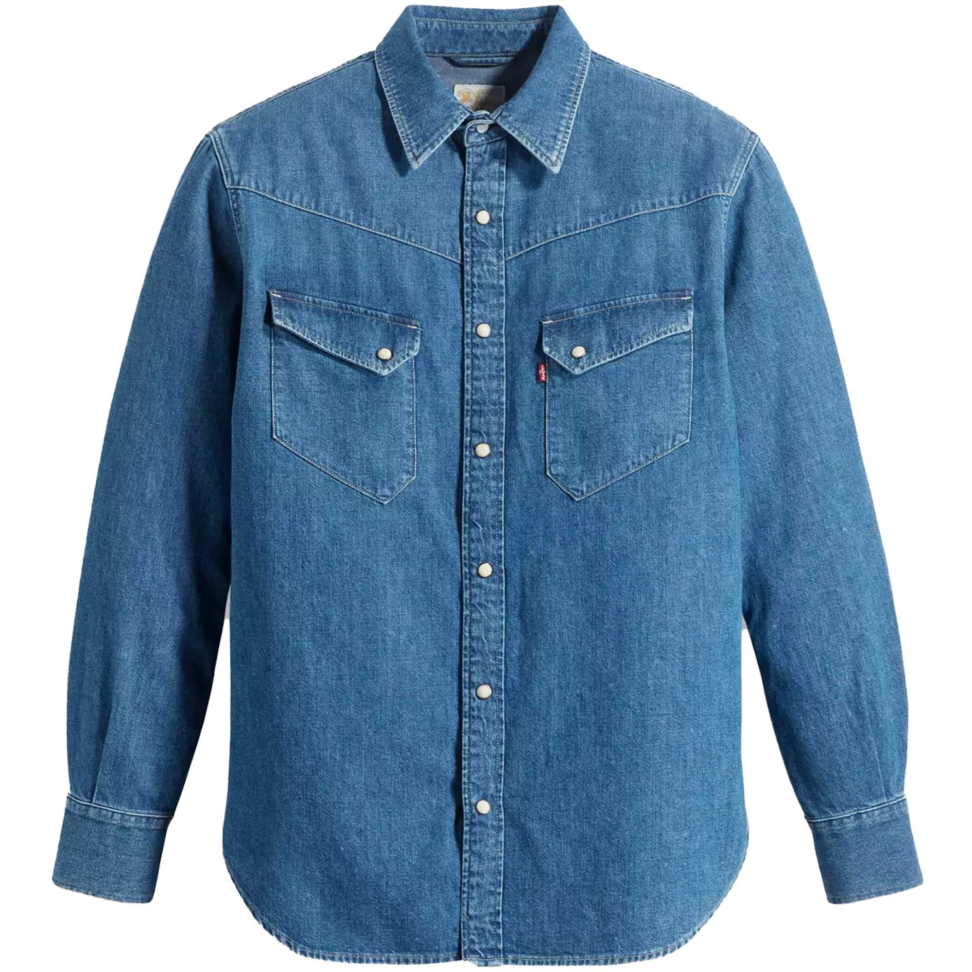 Levi's 54' Longhorn Shirt - Denim A6130001 – Stuarts London
