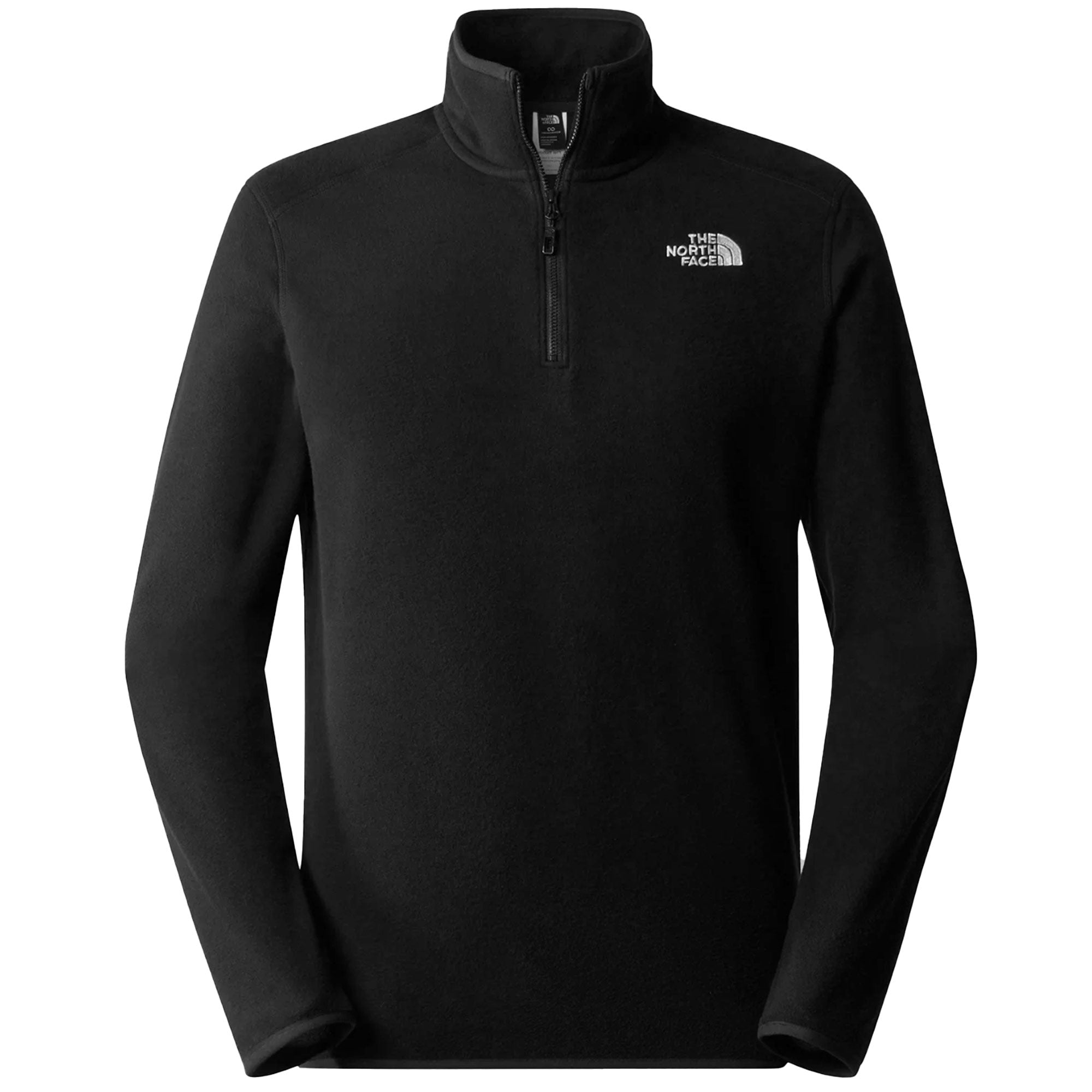 The North Face 100 Glacier 1/4 Zip Fleece - Black – Stuarts London