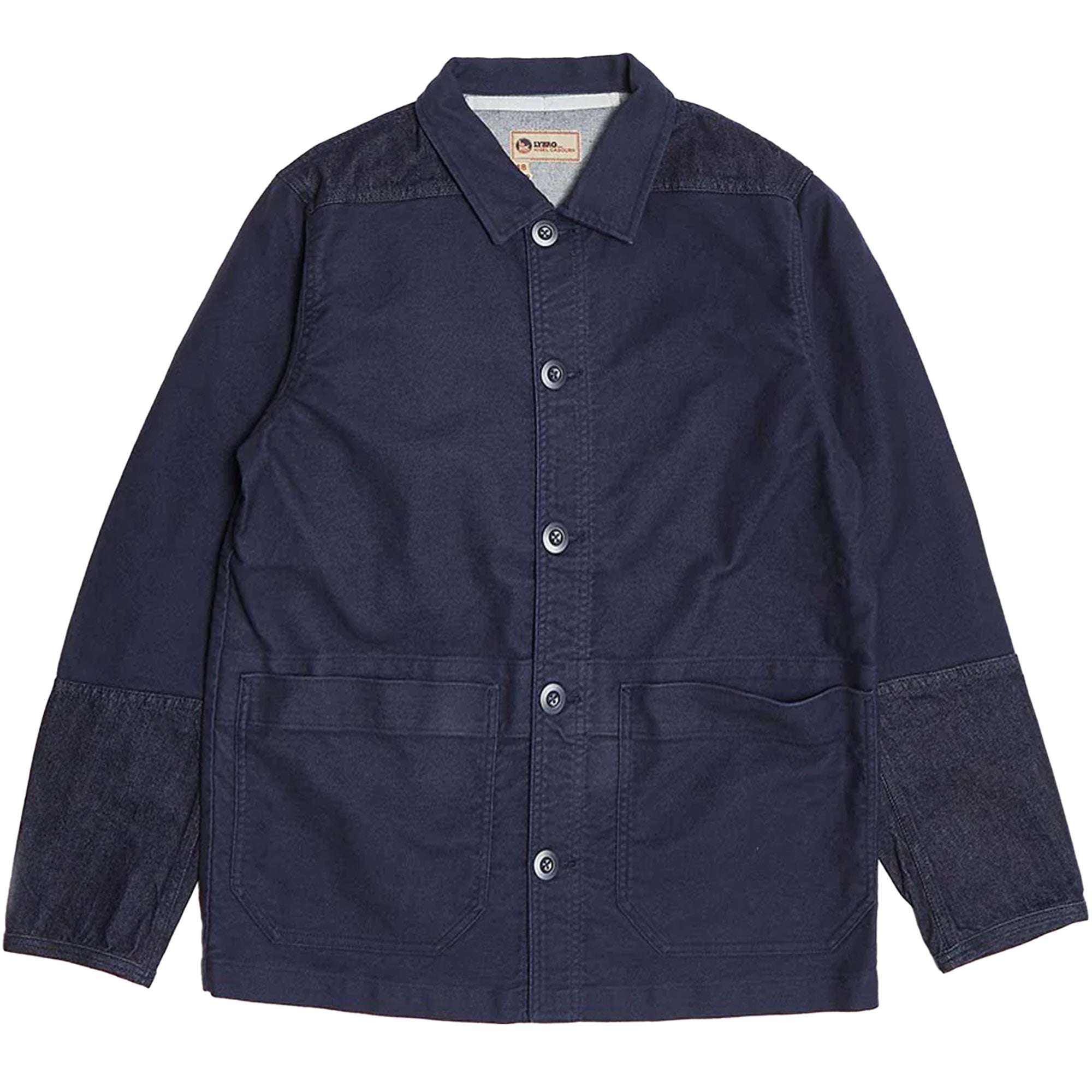 Nigel Cabourn Engineer Jacket - Black Navy – Stuarts London