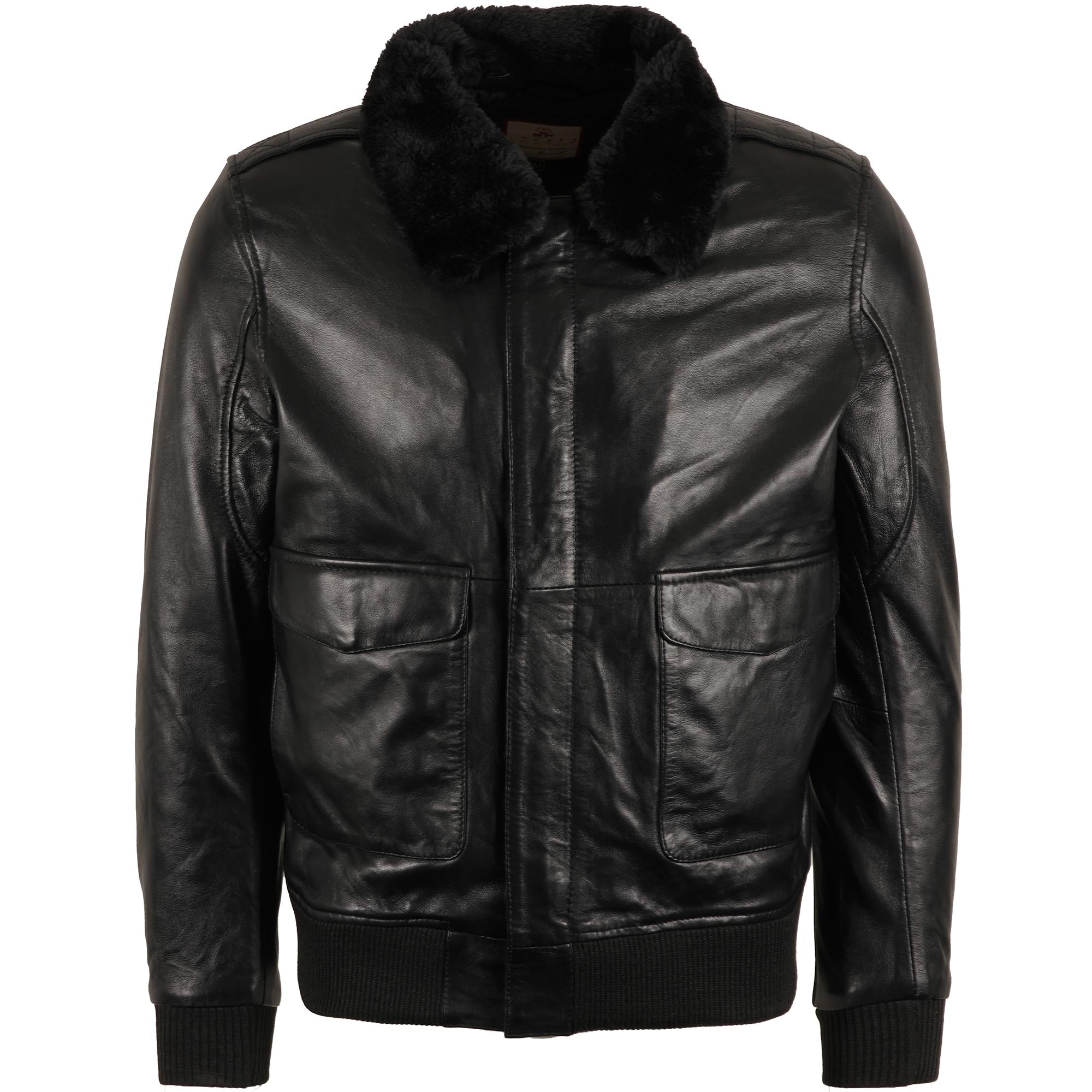 Real Hoxton G1 Aviator Flight Leather Jacket - Black – Stuarts London