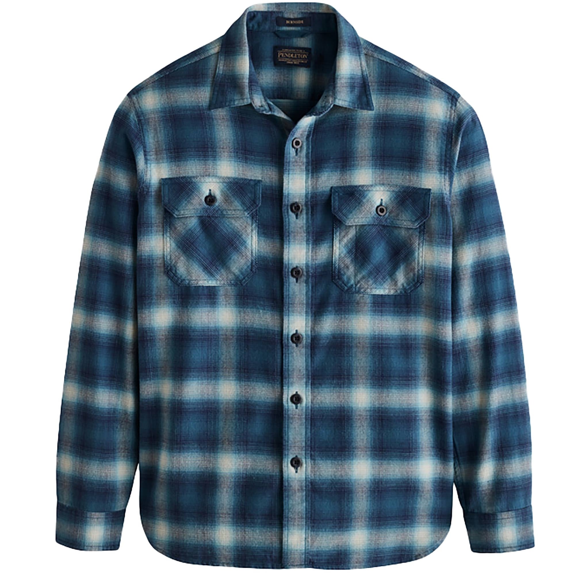 Pendleton Woolen Mills Plaid Burnside Double Brushed Flannel Shirt  display picture 1