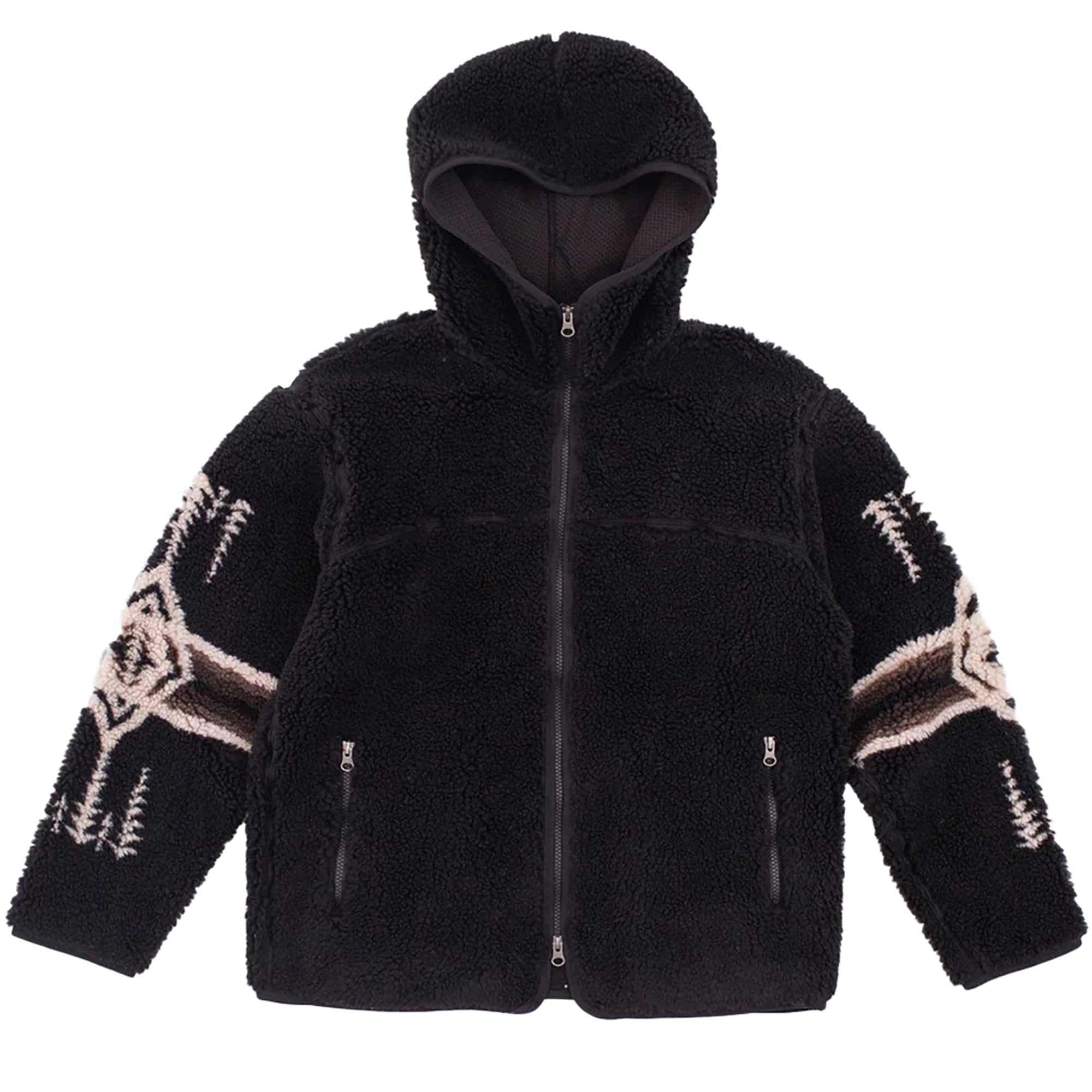 Pendleton Woolen Mills Fleece Zip Hoodie - Black – Stuarts London